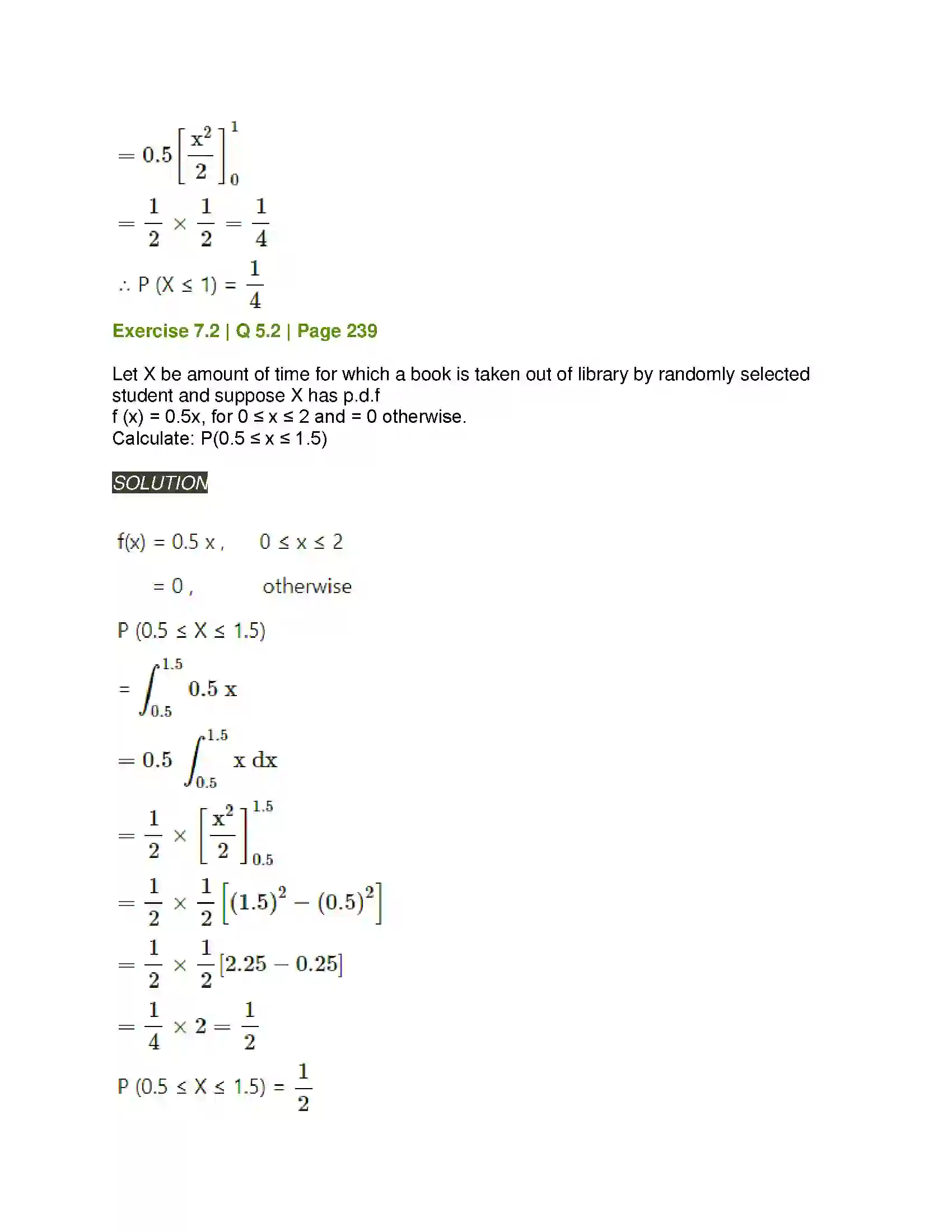Maharashtra Board Class 12th Mathematics & Statistics-2 (Arts & Science) Probability Distributions Solution 32