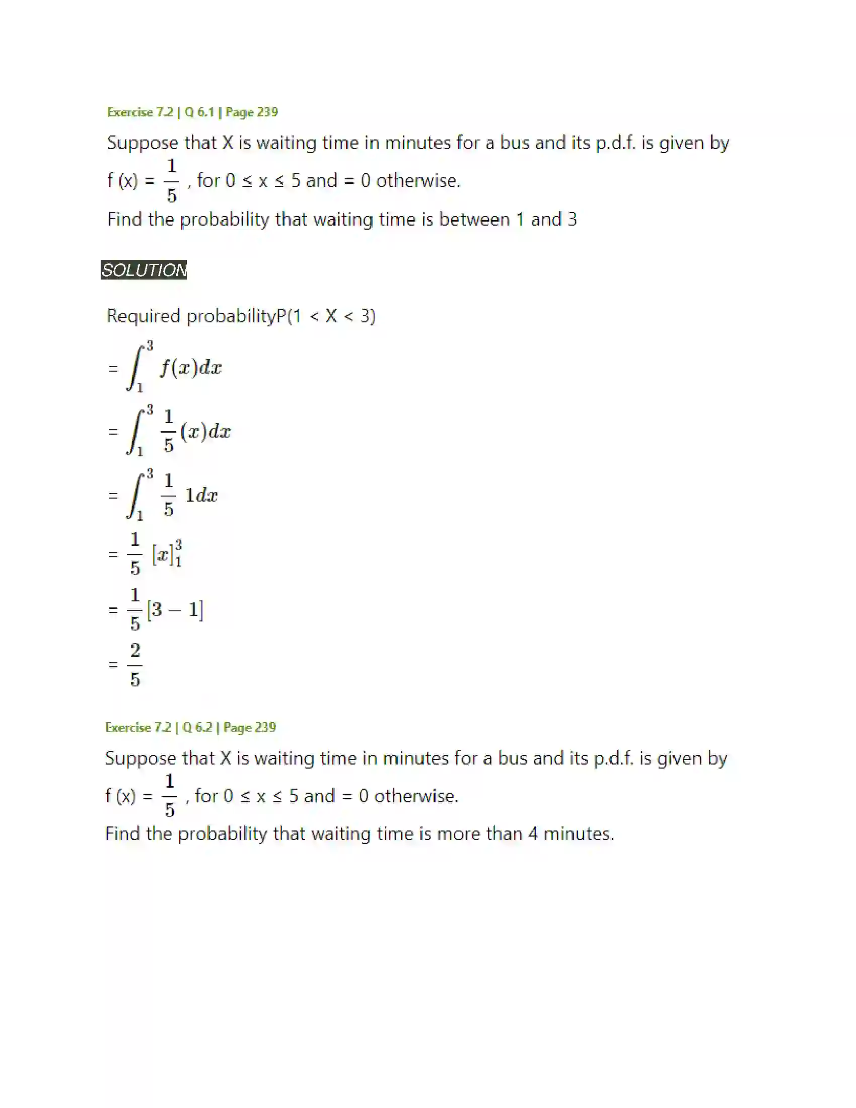 Maharashtra Board Class 12th Mathematics & Statistics-2 (Arts & Science) Probability Distributions Solution 34