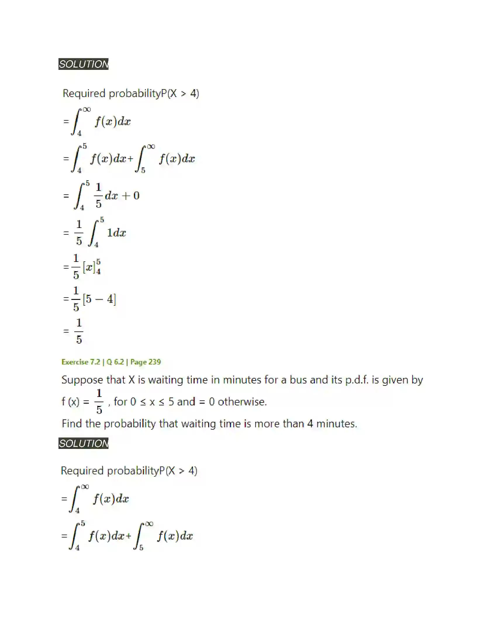 Maharashtra Board Class 12th Mathematics & Statistics-2 (Arts & Science) Probability Distributions Solution 35