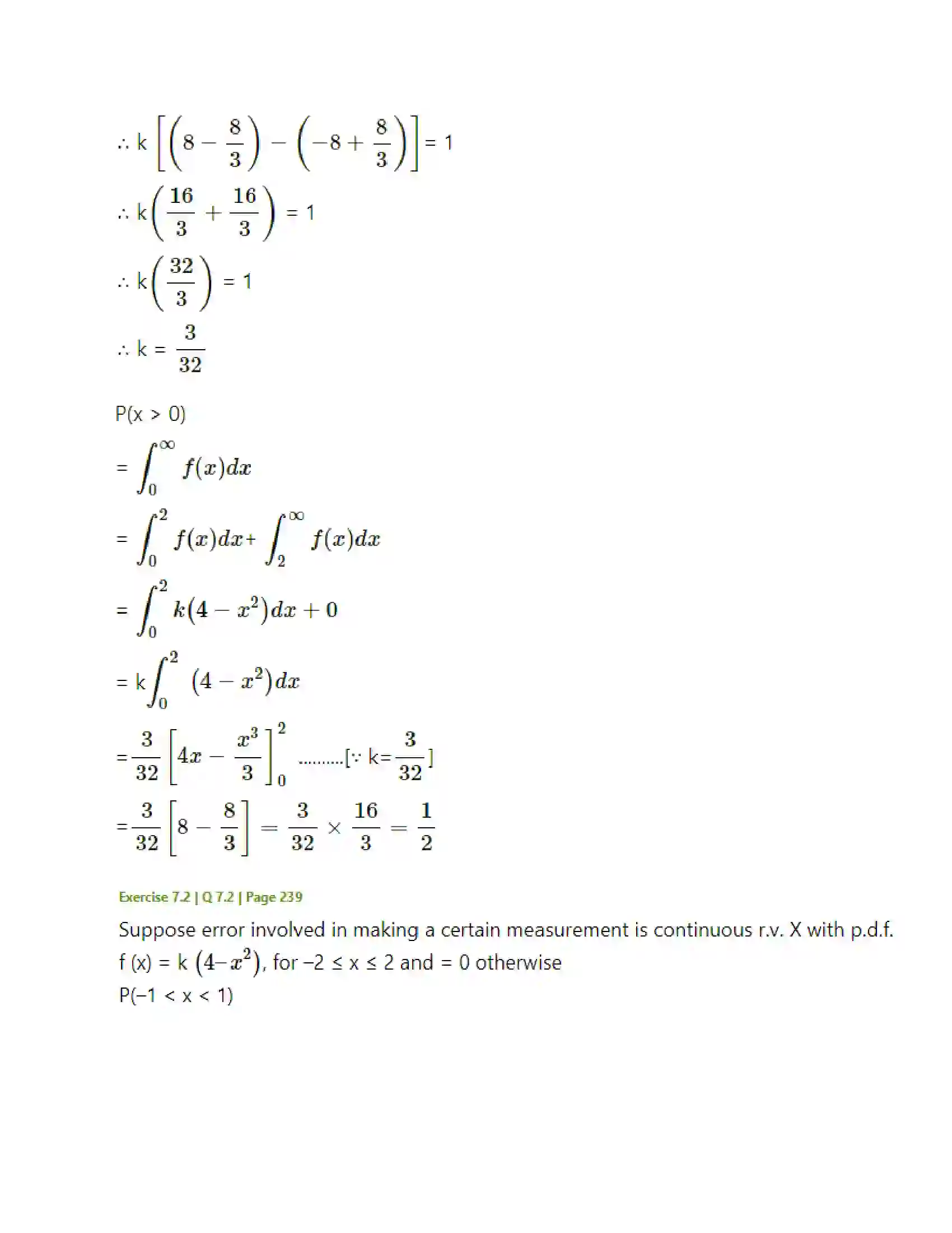 Maharashtra Board Class 12th Mathematics & Statistics-2 (Arts & Science) Probability Distributions Solution 37