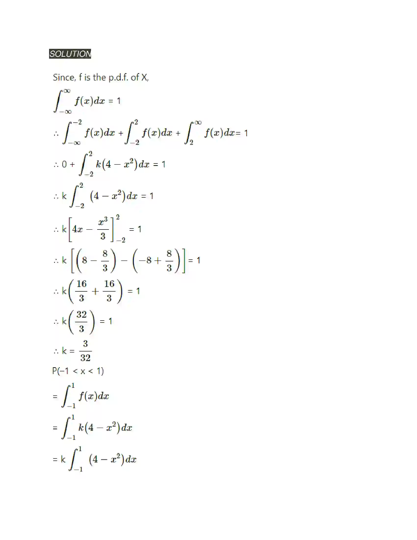 Maharashtra Board Class 12th Mathematics & Statistics-2 (Arts & Science) Probability Distributions Solution 38