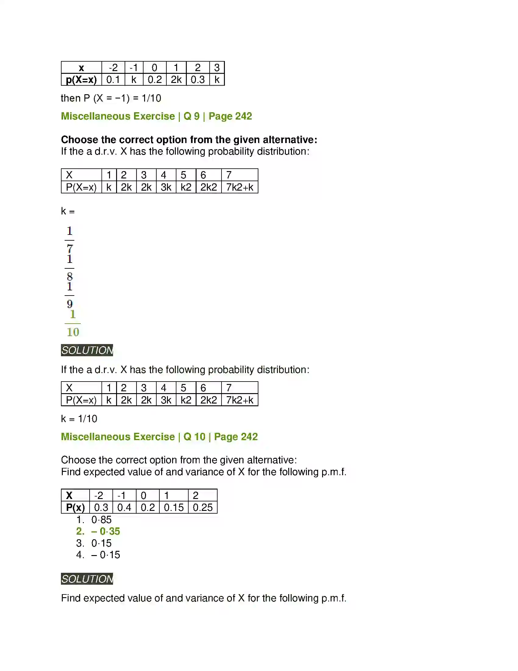 Maharashtra Board Class 12th Mathematics & Statistics-2 (Arts & Science) Probability Distributions Solution 53