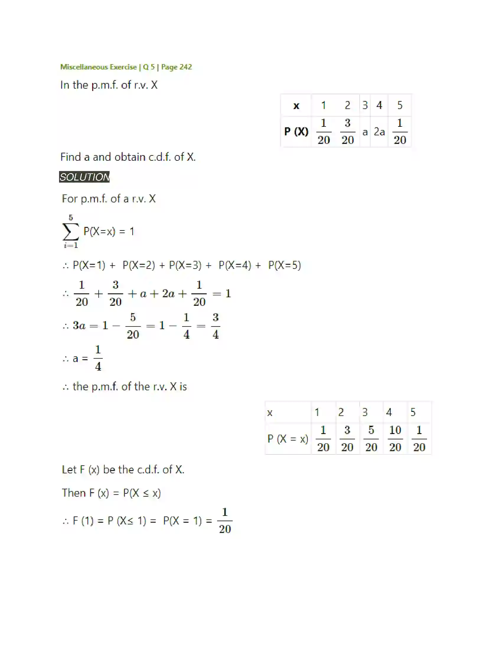 Maharashtra Board Class 12th Mathematics & Statistics-2 (Arts & Science) Probability Distributions Solution 59
