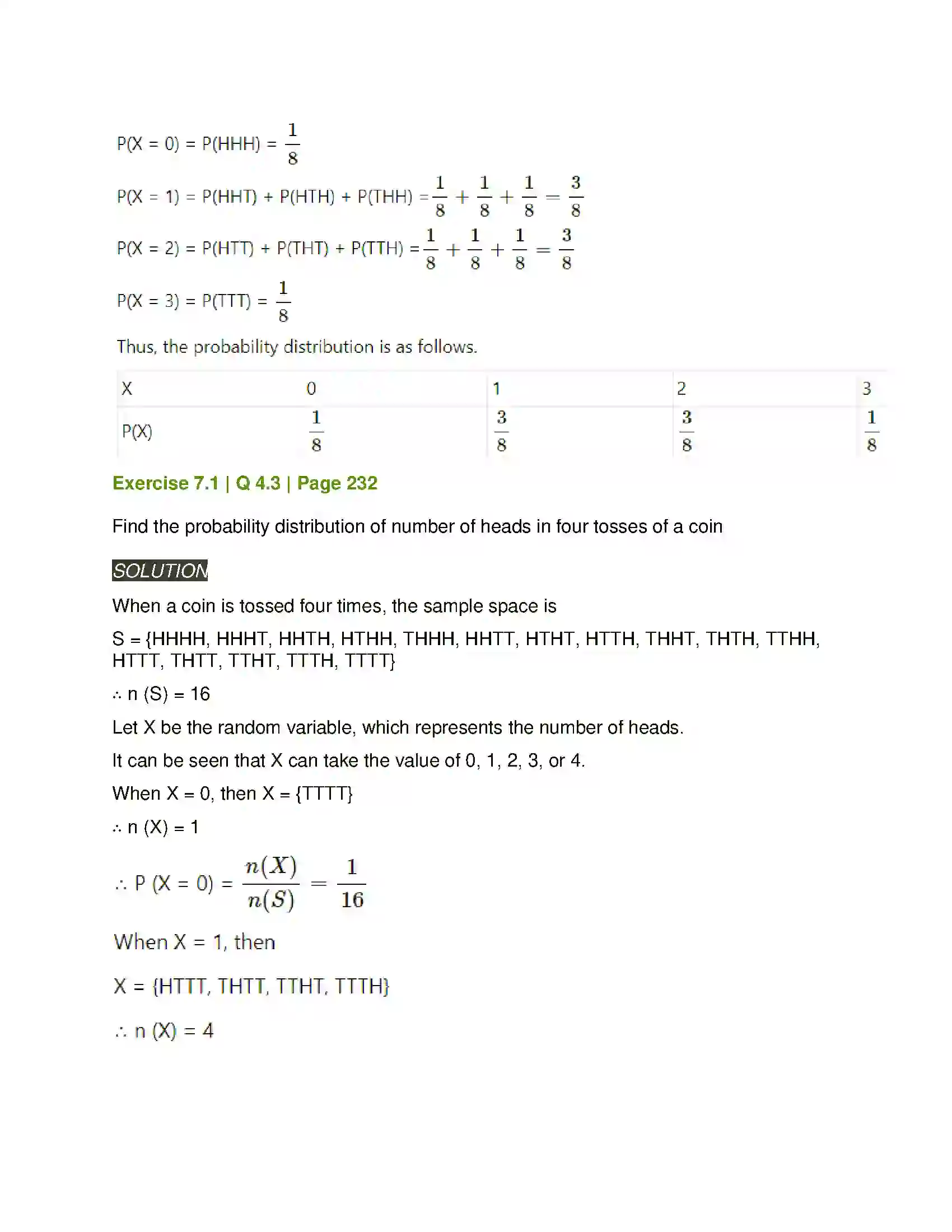 Maharashtra Board Class 12th Mathematics & Statistics-2 (Arts & Science) Probability Distributions Solution 6