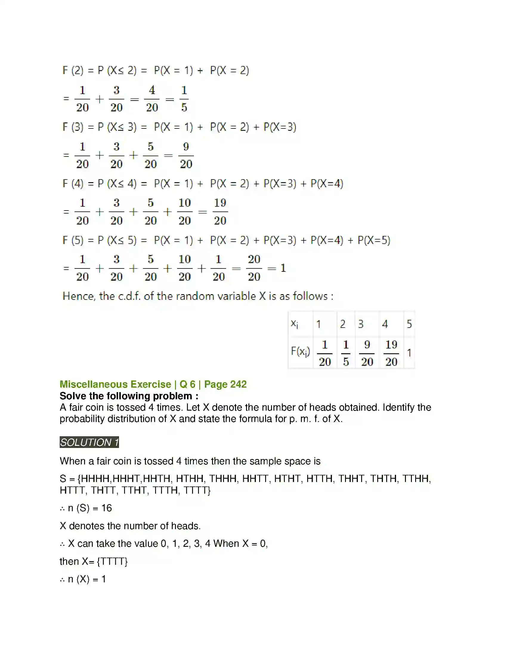 Maharashtra Board Class 12th Mathematics & Statistics-2 (Arts & Science) Probability Distributions Solution 60