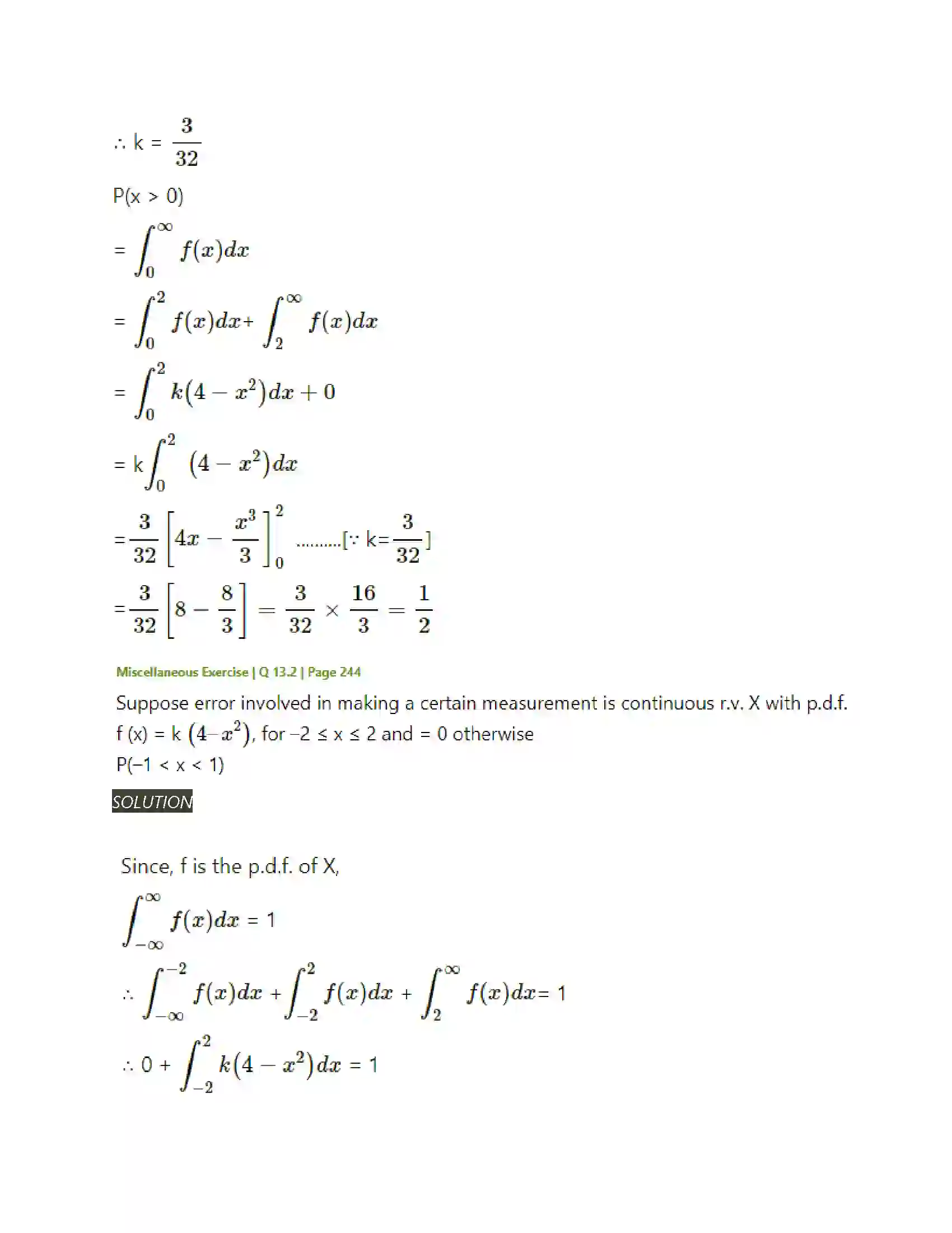 Maharashtra Board Class 12th Mathematics & Statistics-2 (Arts & Science) Probability Distributions Solution 78