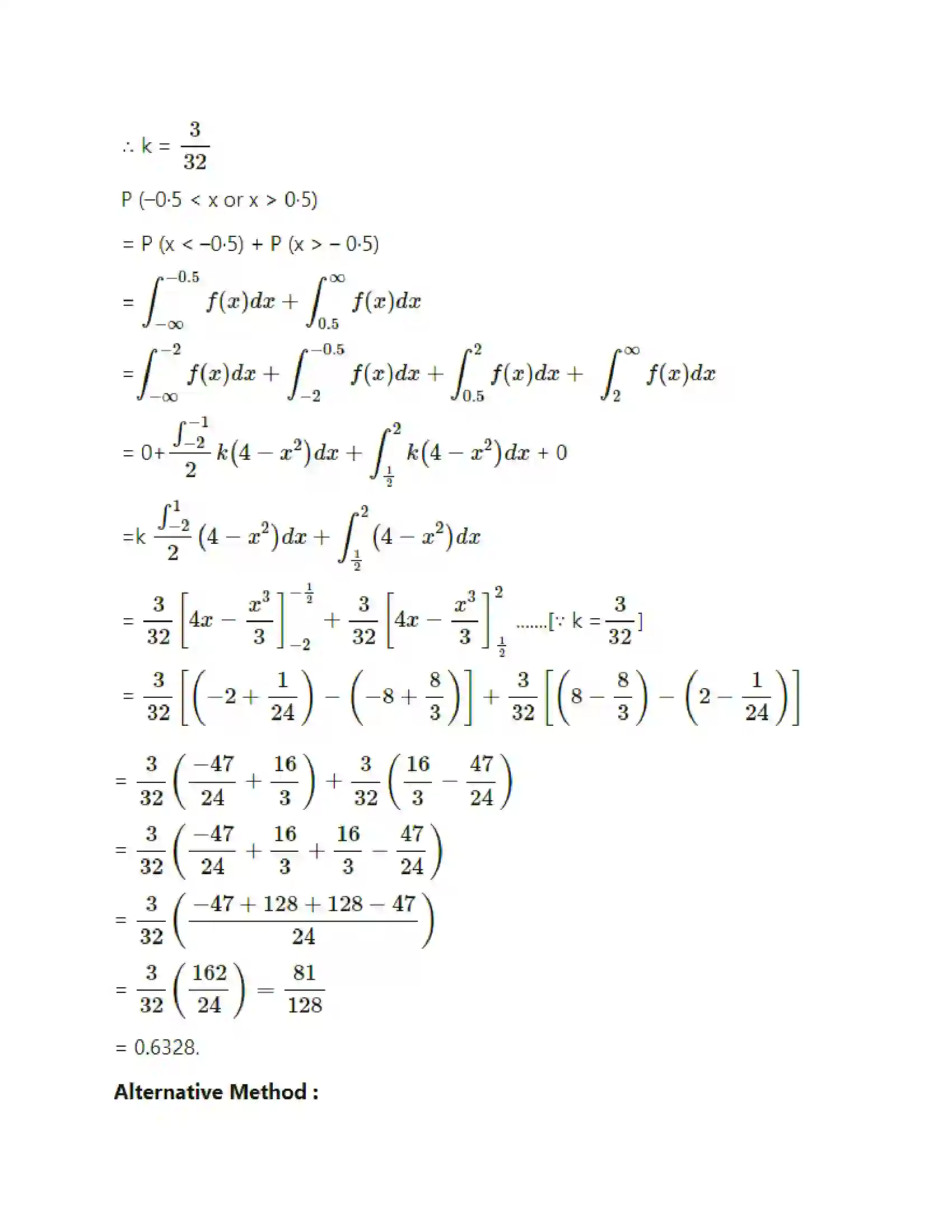 Maharashtra Board Class 12th Mathematics & Statistics-2 (Arts & Science) Probability Distributions Solution 81