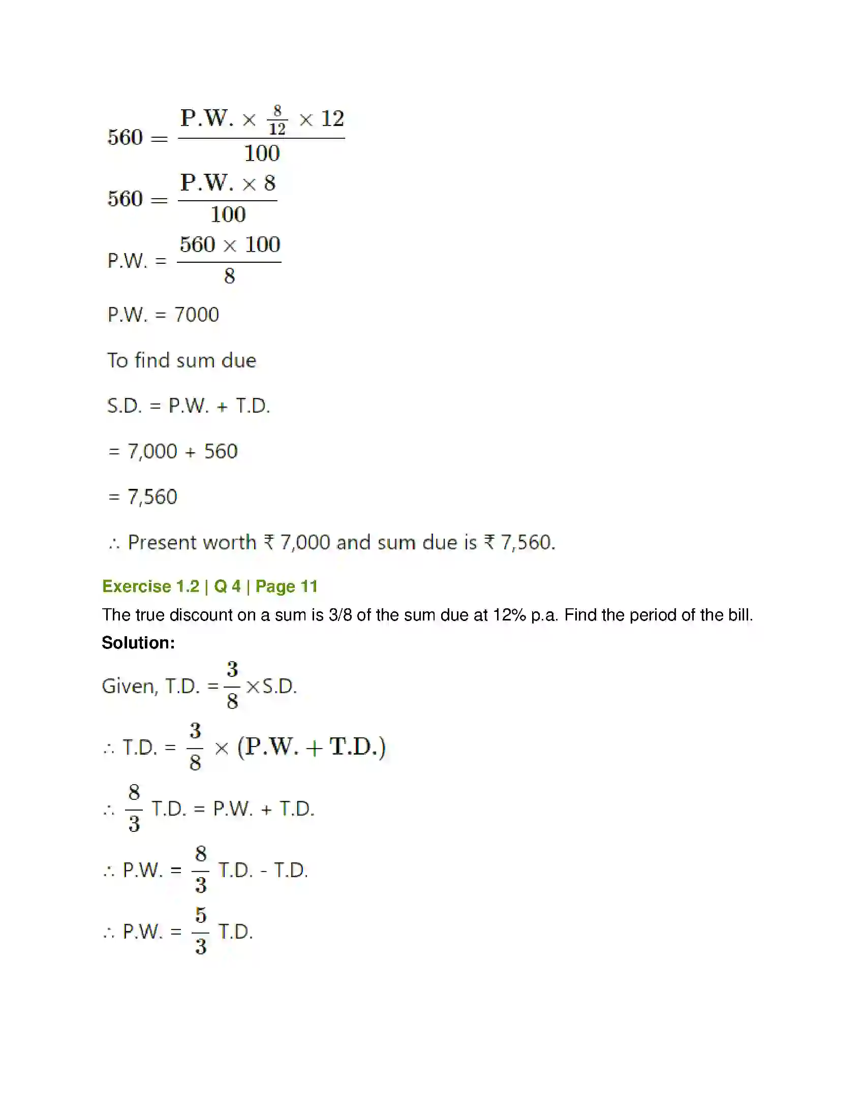 Maharashtra Board Class 12th Mathematics & Statistics-2 (Commerce) Commission, Brokerage and Discount Solution 16