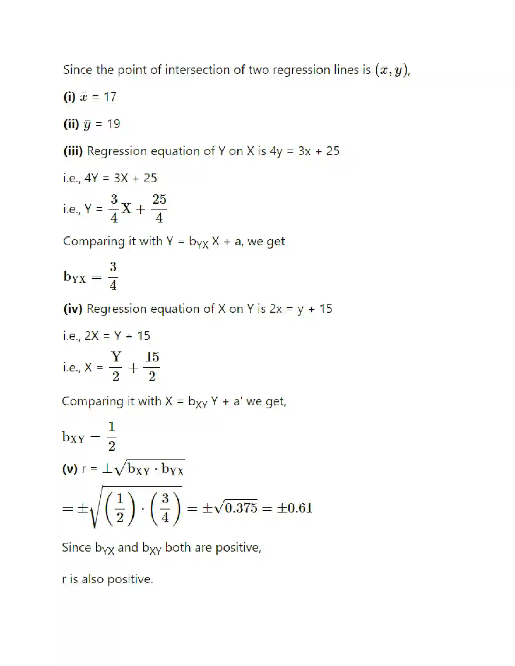 Maharashtra Board Class 12th Mathematics & Statistics-2 (Commerce) Linear Regression Solution 55