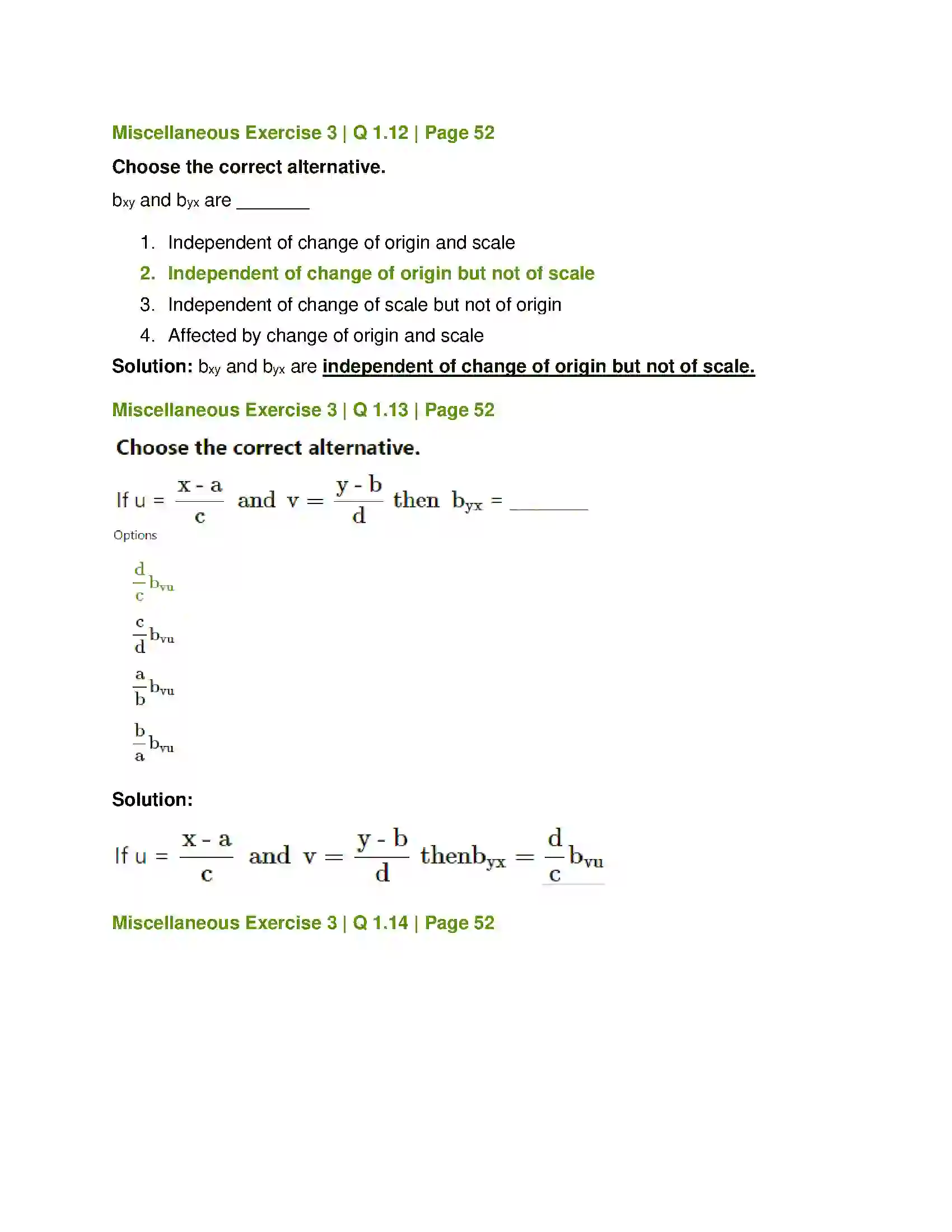 Maharashtra Board Class 12th Mathematics & Statistics-2 (Commerce) Linear Regression Solution 69