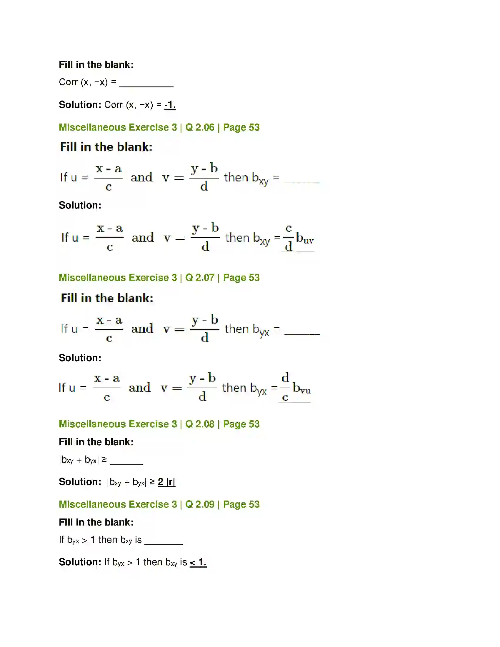 Maharashtra Board Class 12th Mathematics & Statistics-2 (Commerce) Linear Regression Solution 76