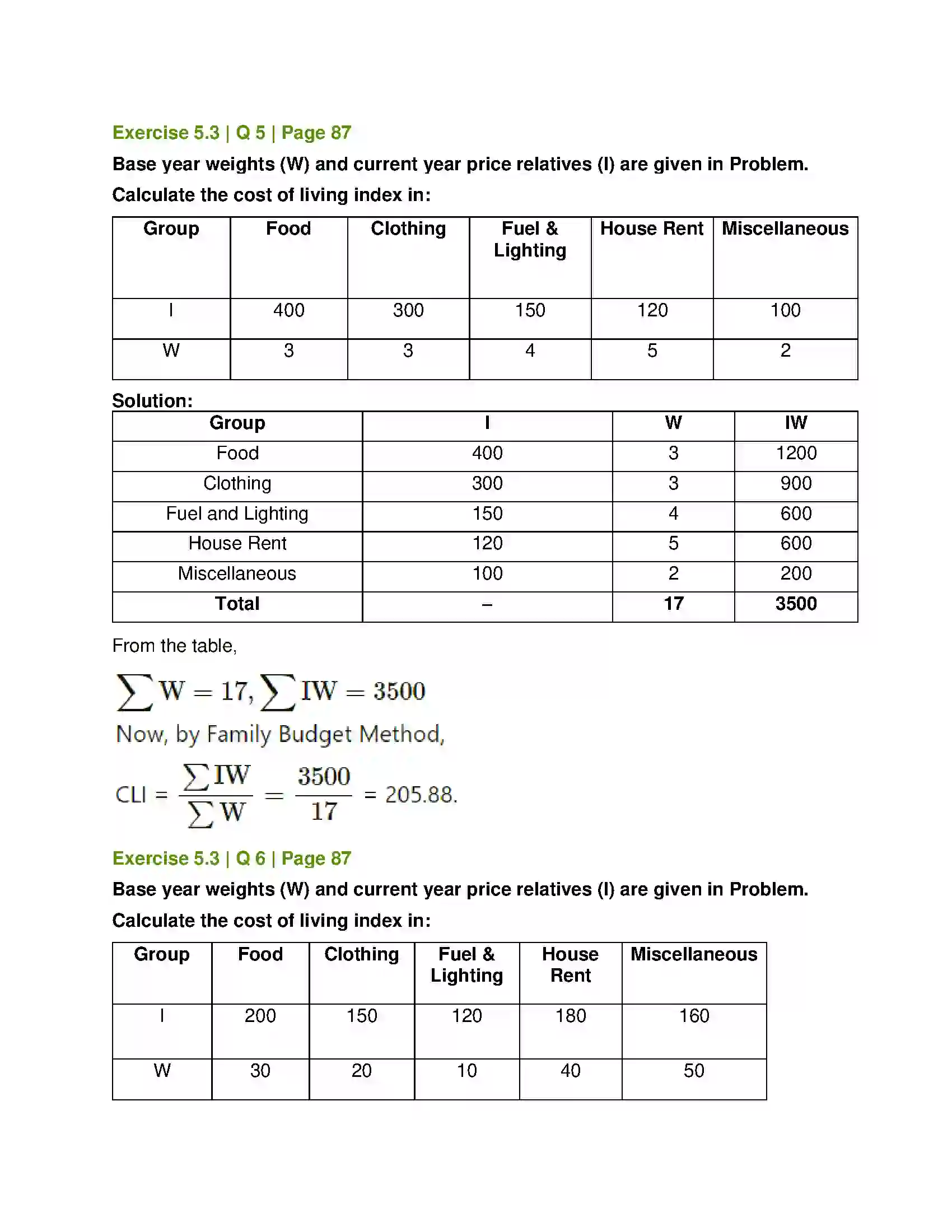 Maharashtra Board Class 12th Mathematics & Statistics-2 (Commerce) Index Numbers Solution 29