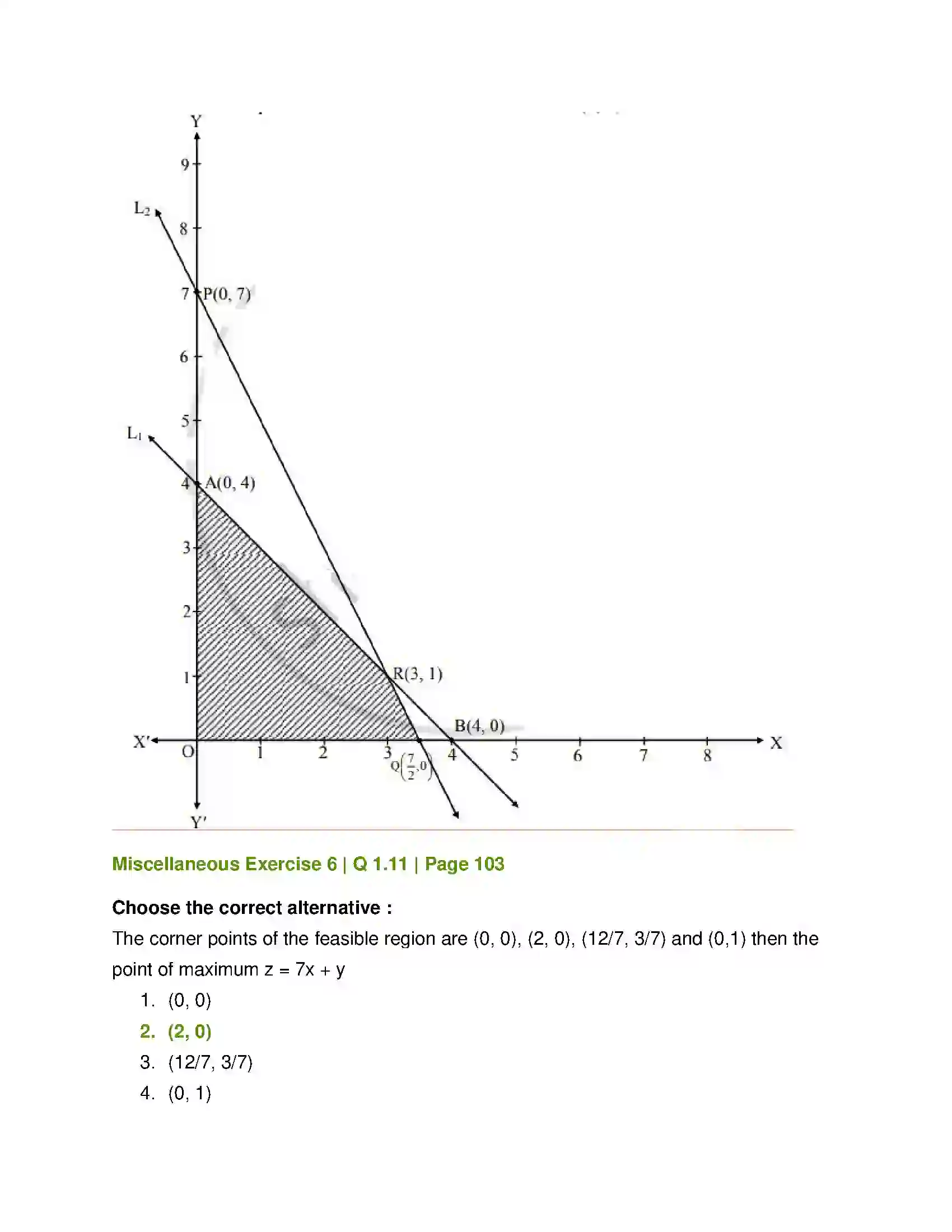 Maharashtra Board Class 12th Mathematics & Statistics-2 (Commerce) Linear Programming Solution 31