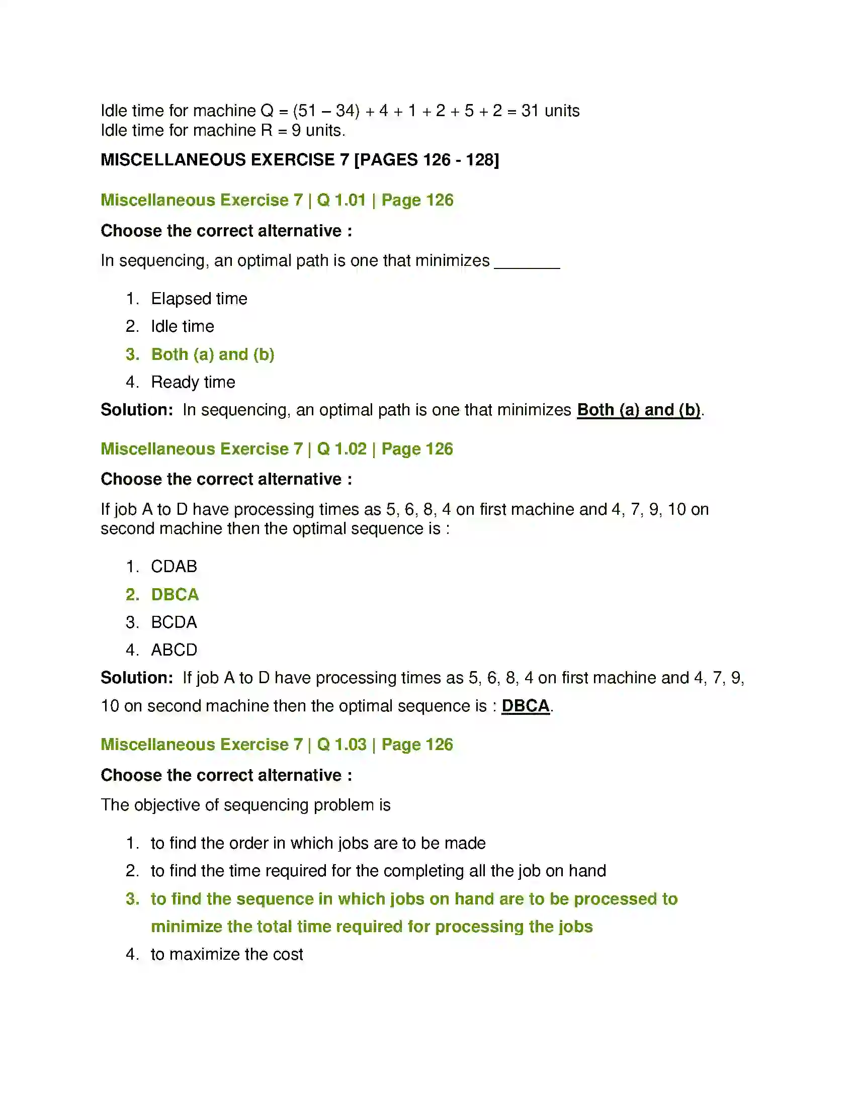 Maharashtra Board Class 12th Mathematics & Statistics-2 (Commerce) Assignment Problem and Sequencing Solution 33