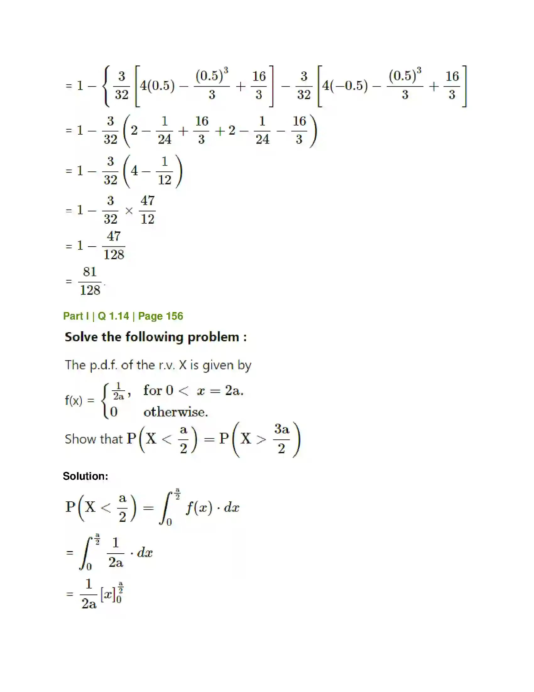 Maharashtra Board Class 12th Mathematics & Statistics-2 (Commerce) Probability Distributions Solution 121