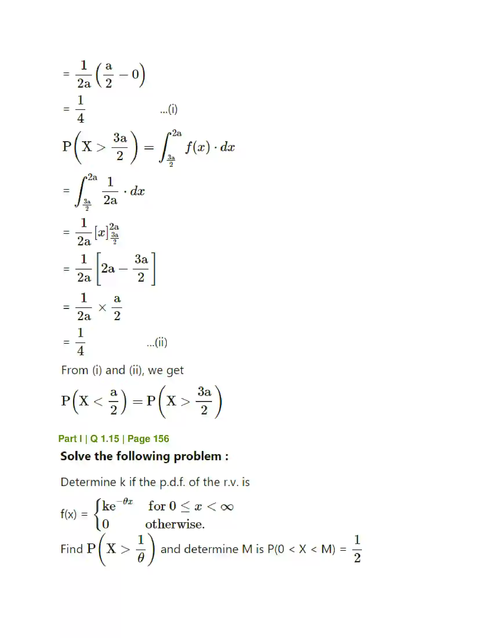 Maharashtra Board Class 12th Mathematics & Statistics-2 (Commerce) Probability Distributions Solution 122