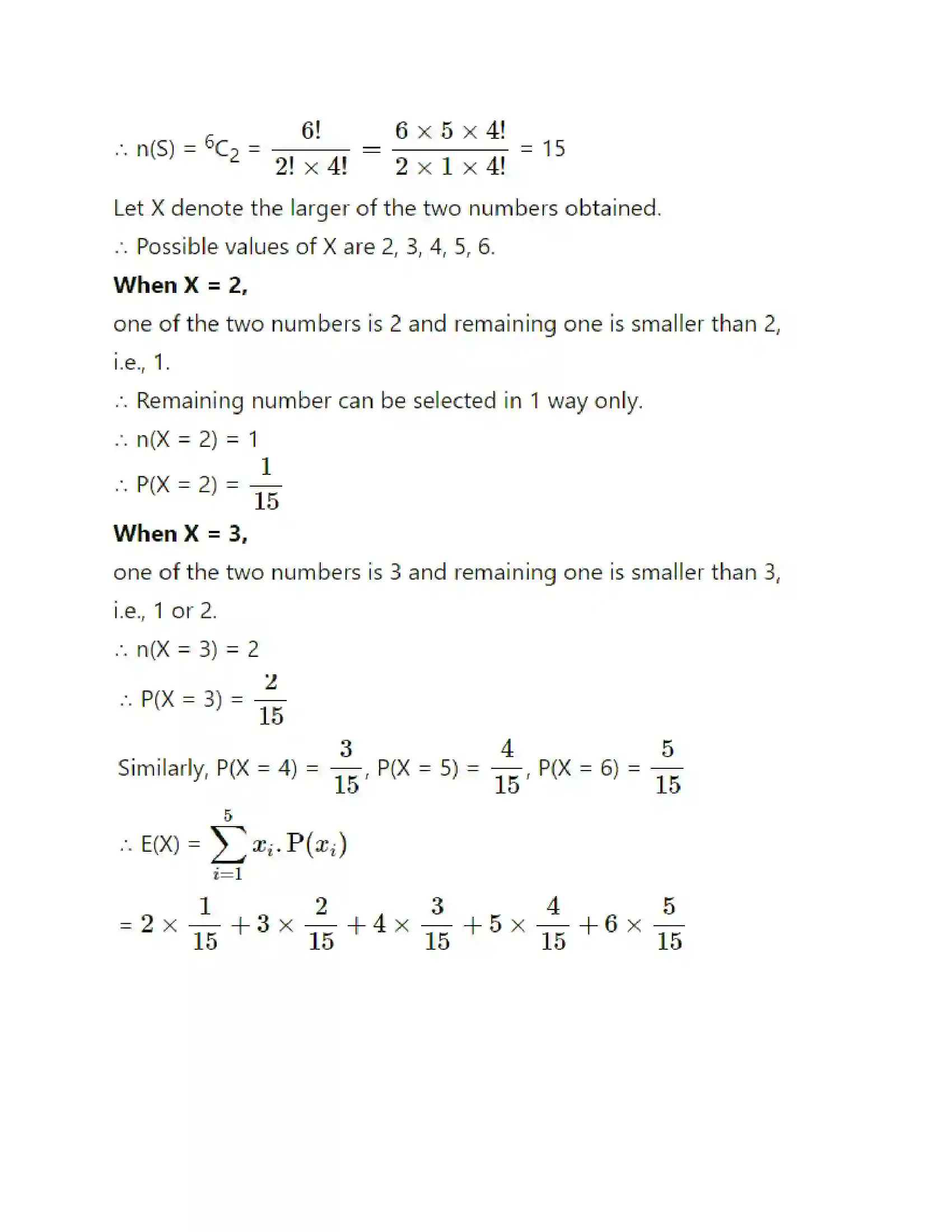 Maharashtra Board Class 12th Mathematics & Statistics-2 (Commerce) Probability Distributions Solution 16