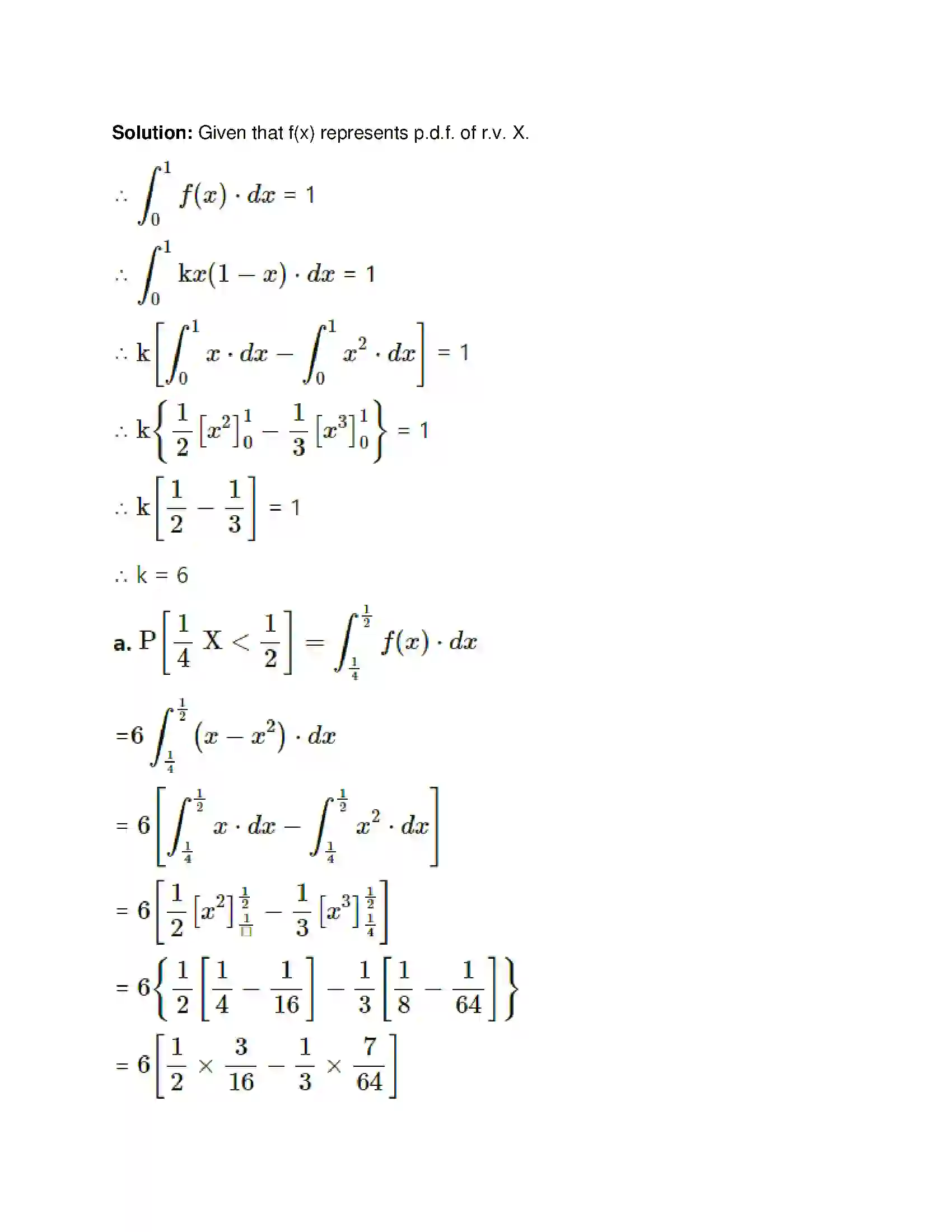 Maharashtra Board Class 12th Mathematics & Statistics-2 (Commerce) Probability Distributions Solution 28