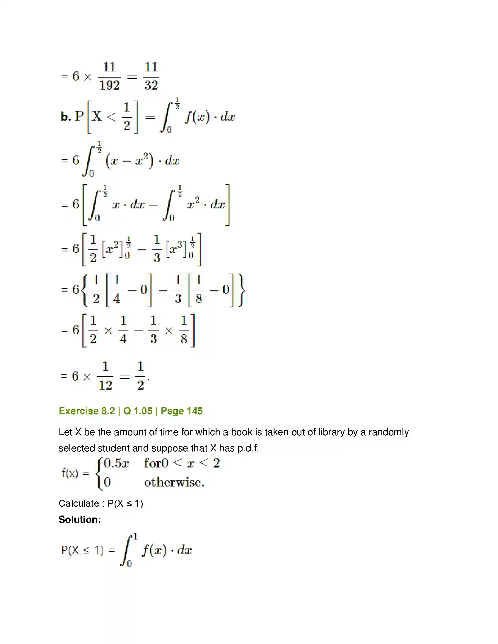 Maharashtra Board Class 12th Mathematics & Statistics-2 (Commerce) Probability Distributions Solution 29
