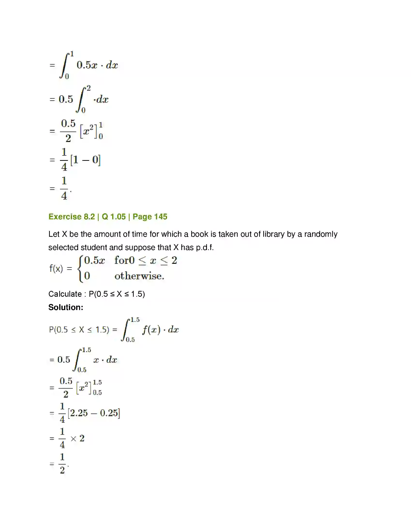 Maharashtra Board Class 12th Mathematics & Statistics-2 (Commerce) Probability Distributions Solution 30