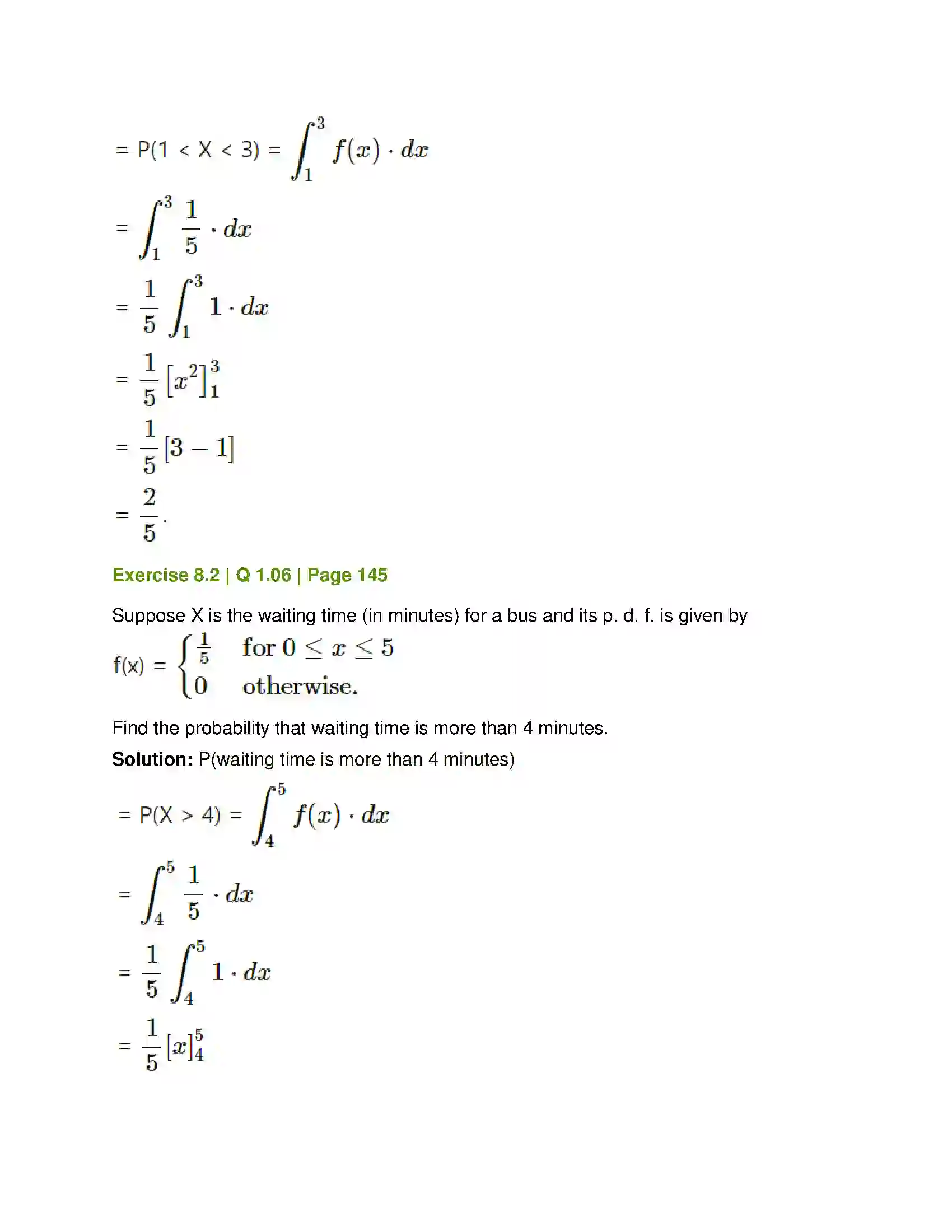Maharashtra Board Class 12th Mathematics & Statistics-2 (Commerce) Probability Distributions Solution 32