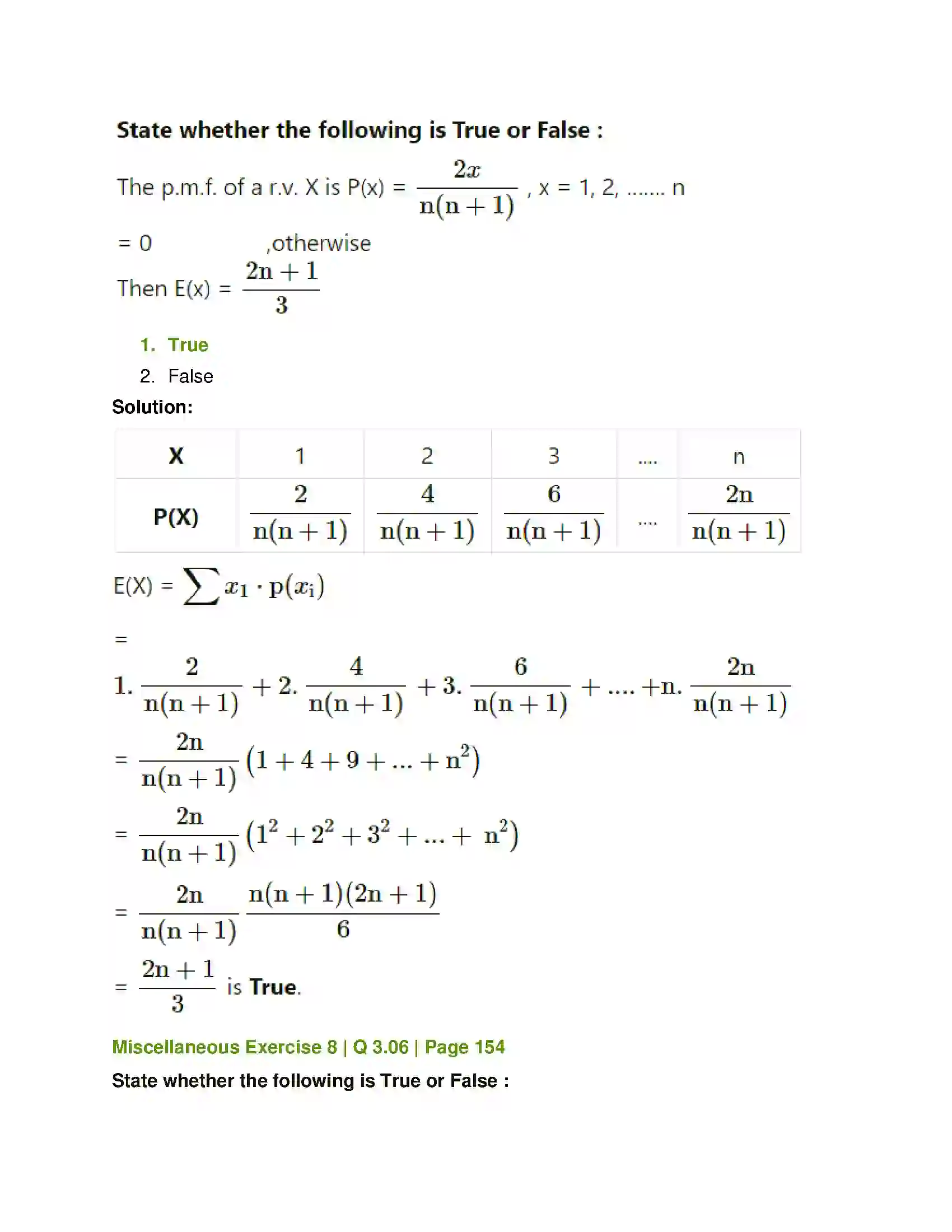 Maharashtra Board Class 12th Mathematics & Statistics-2 (Commerce) Probability Distributions Solution 85