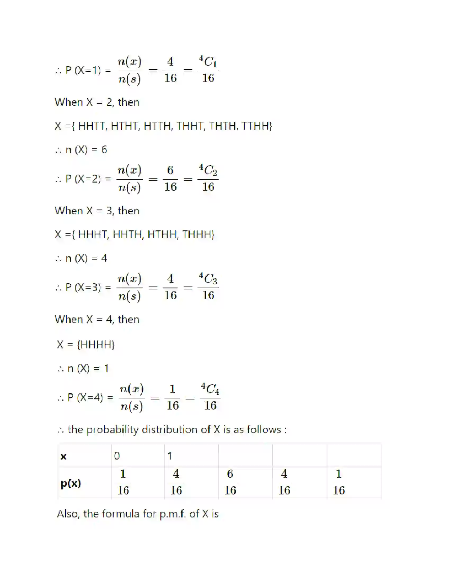 Maharashtra Board Class 12th Mathematics & Statistics-2 (Commerce) Probability Distributions Solution 97