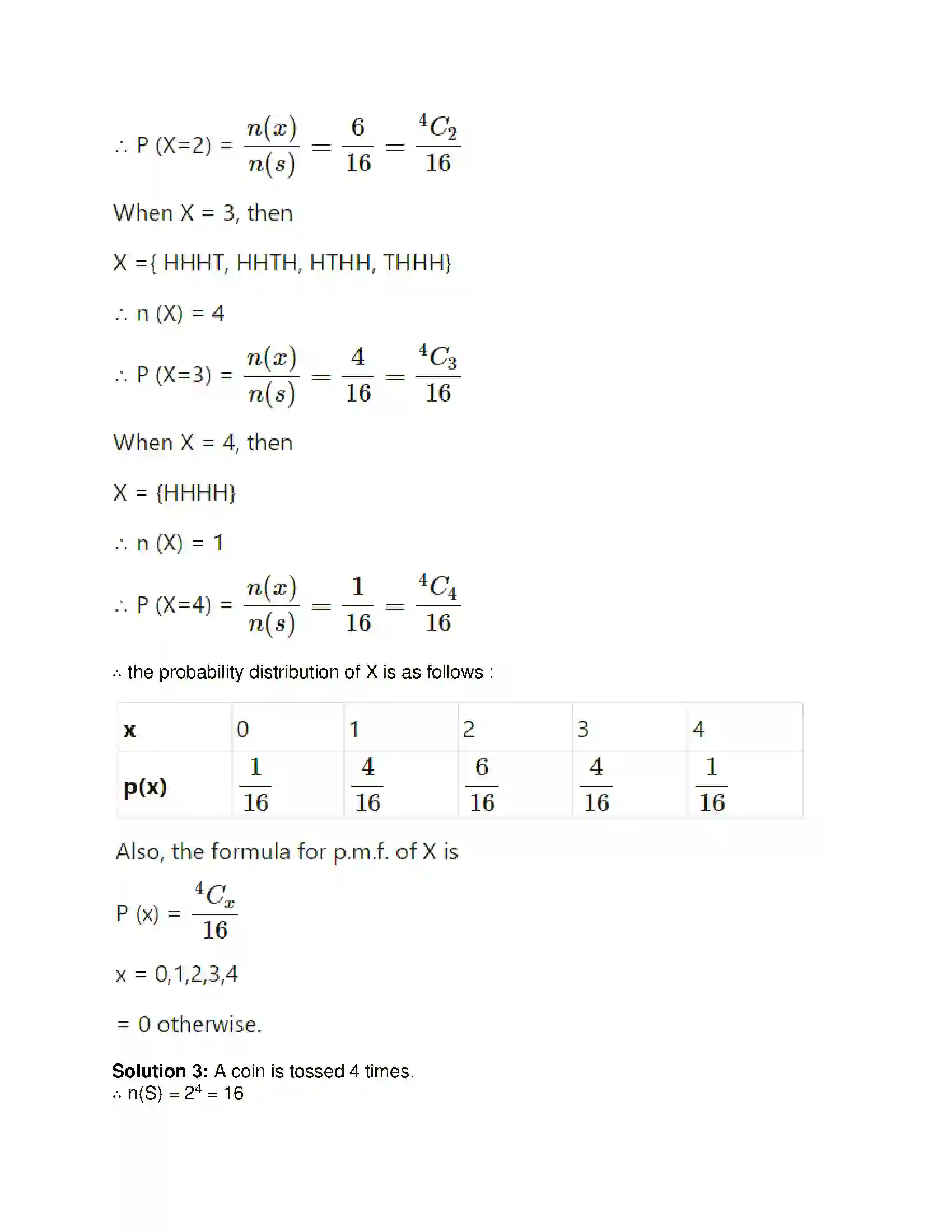 Maharashtra Board Class 12th Mathematics & Statistics-2 (Commerce) Probability Distributions Solution 99