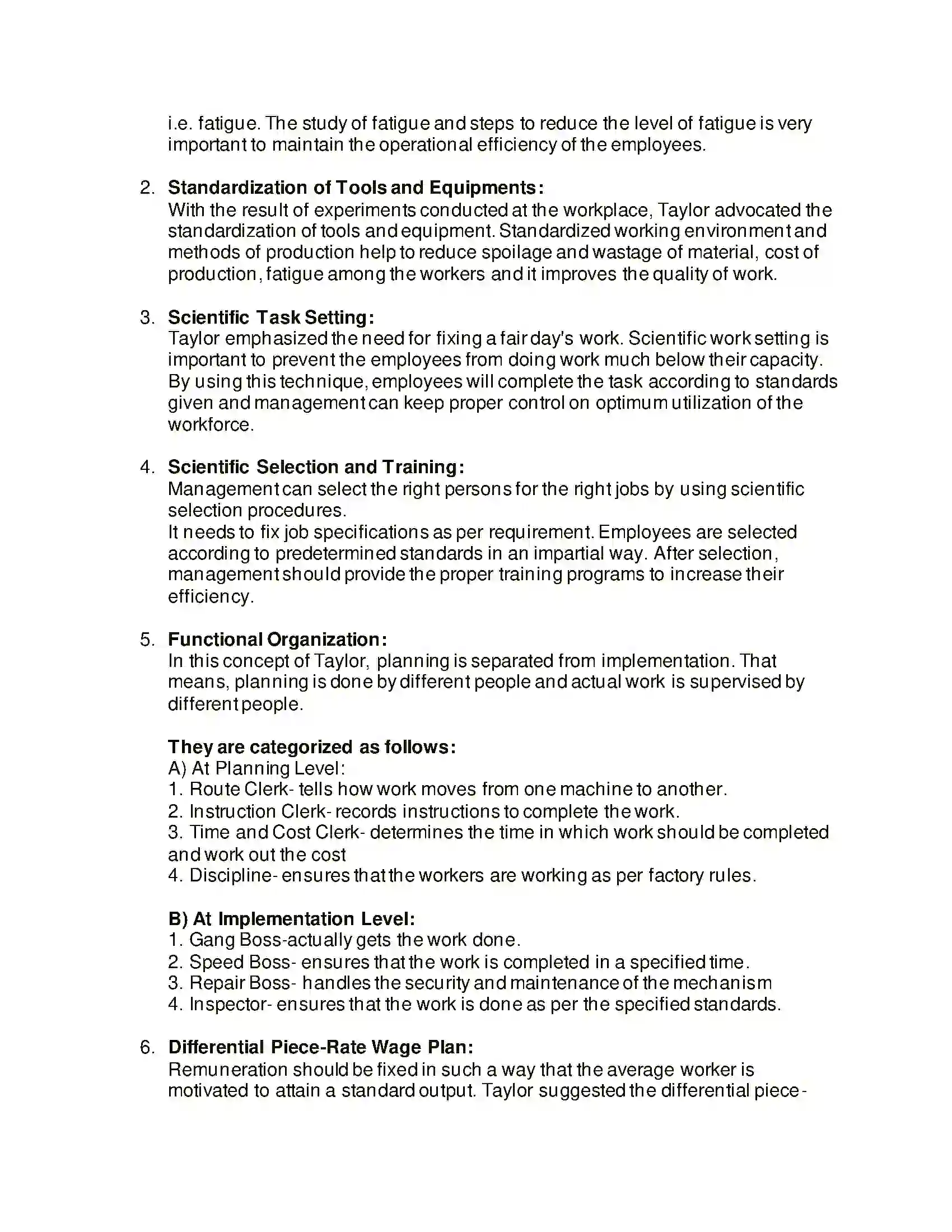 Maharashtra Board Class 12th Organisation of Commerce & Management Principles of Management Solution 21