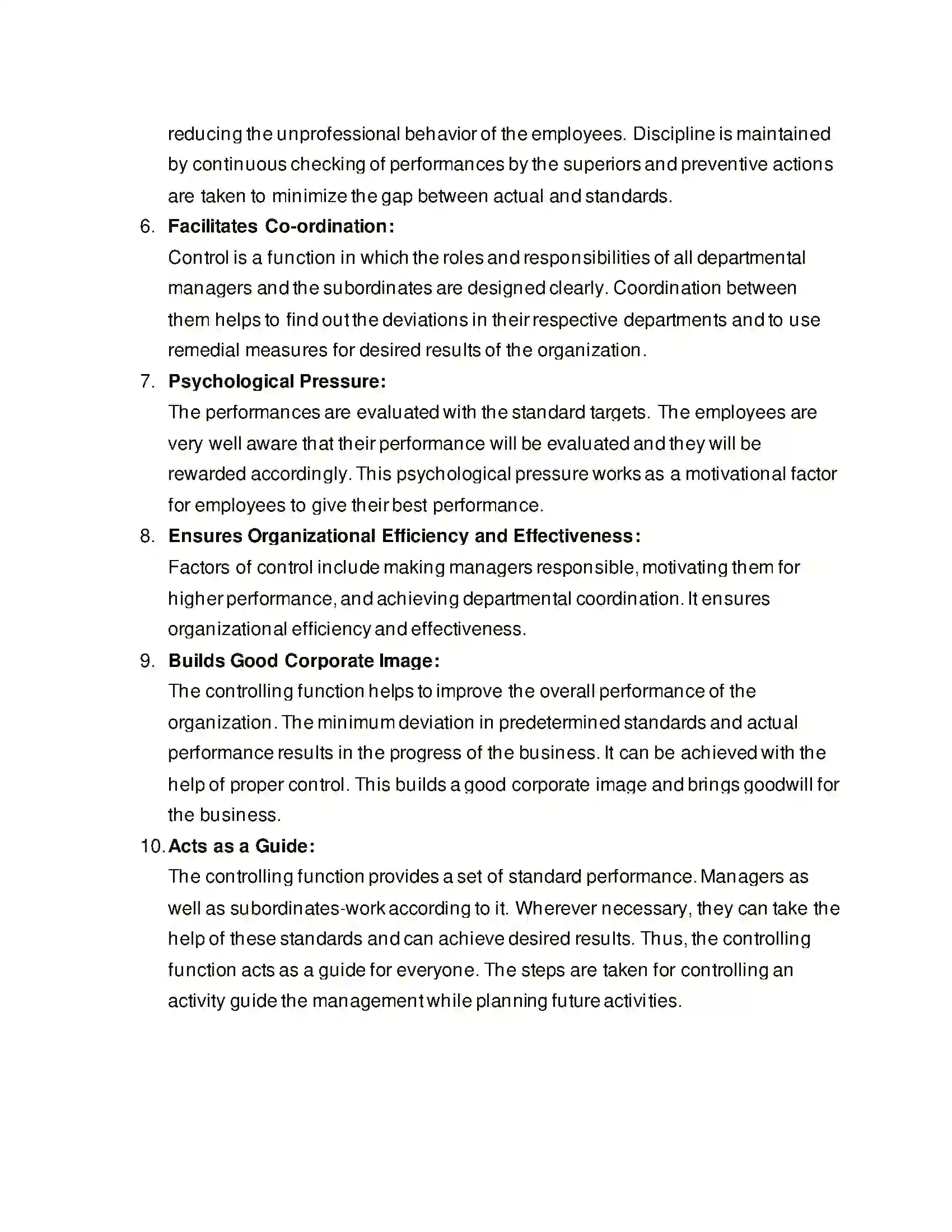 Maharashtra Board Class 12th Organisation of Commerce & Management Functions of Management Solution 56