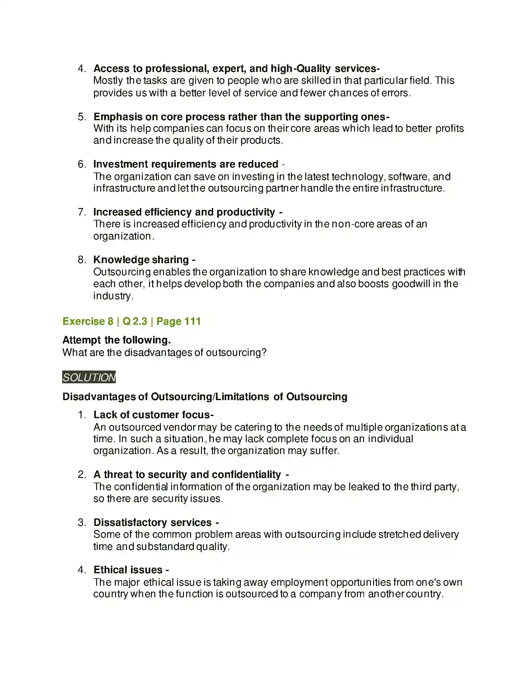 Maharashtra Board Class 12th Organisation of Commerce & Management Emerging Modes of Business Solution 27