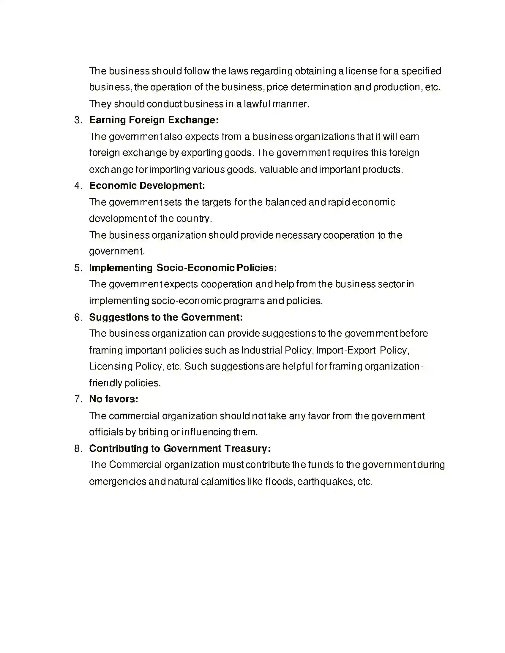 Maharashtra Board Class 12th Organisation of Commerce & Management Social Responsibilities of Business Solution 35