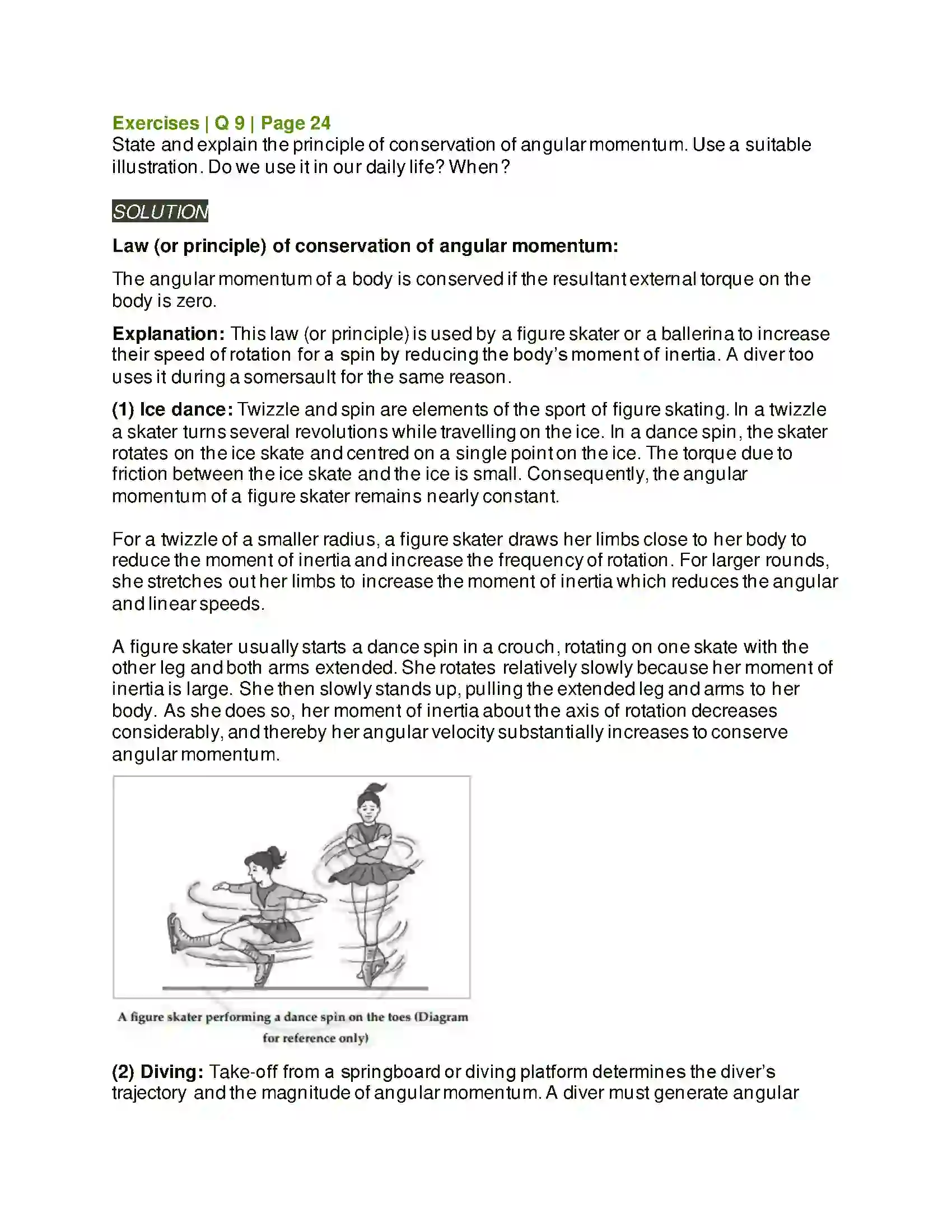 Maharashtra Board Class 12th Physics Rotational Dynamics Solution 18