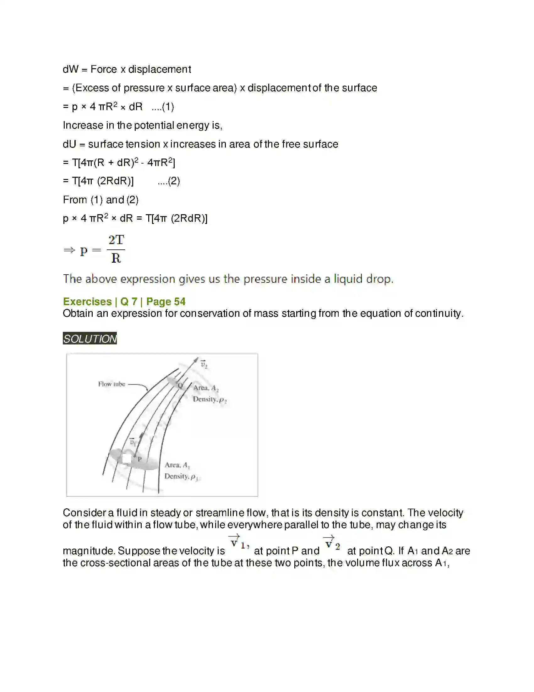 Maharashtra Board Class 12th Physics Mechanical Properties of Fluids Solution 7