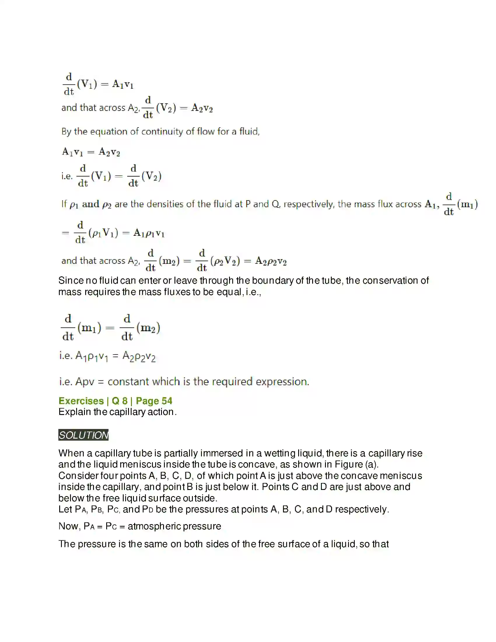 Maharashtra Board Class 12th Physics Mechanical Properties of Fluids Solution 8