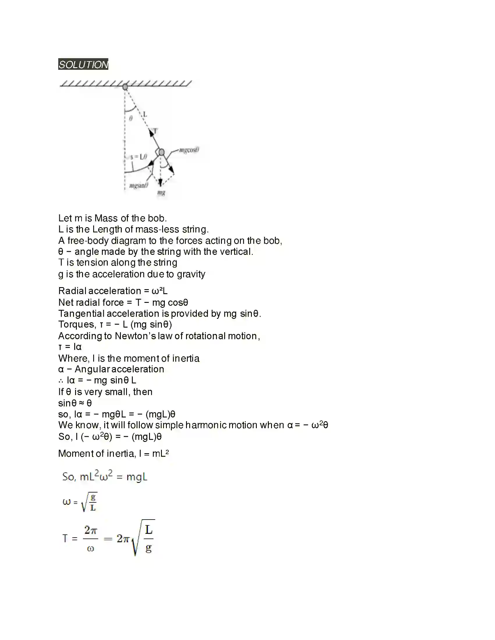 Maharashtra Board Class 12th Physics Oscillations Solution 5