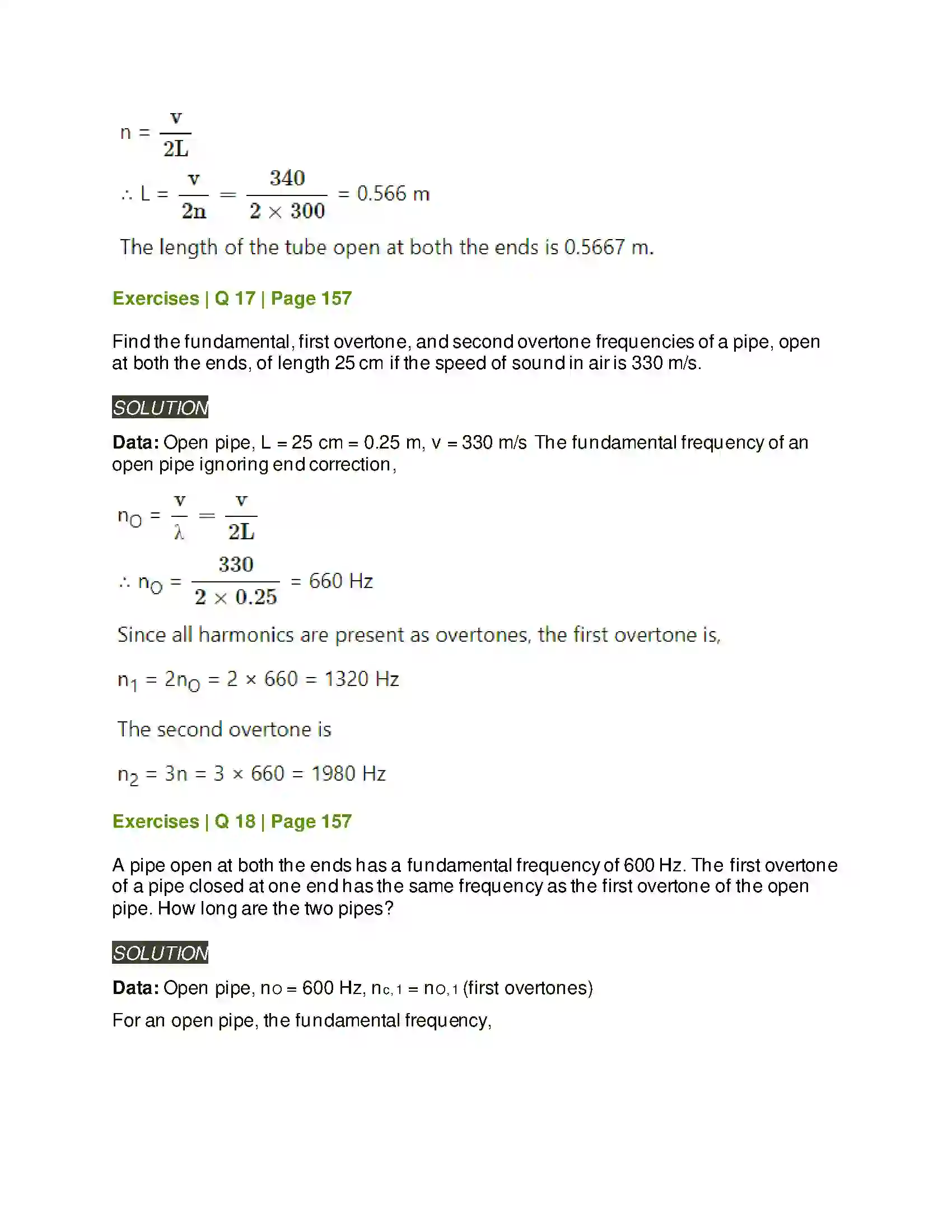 Maharashtra Board Class 12th Physics Superposition of Waves Solution 16
