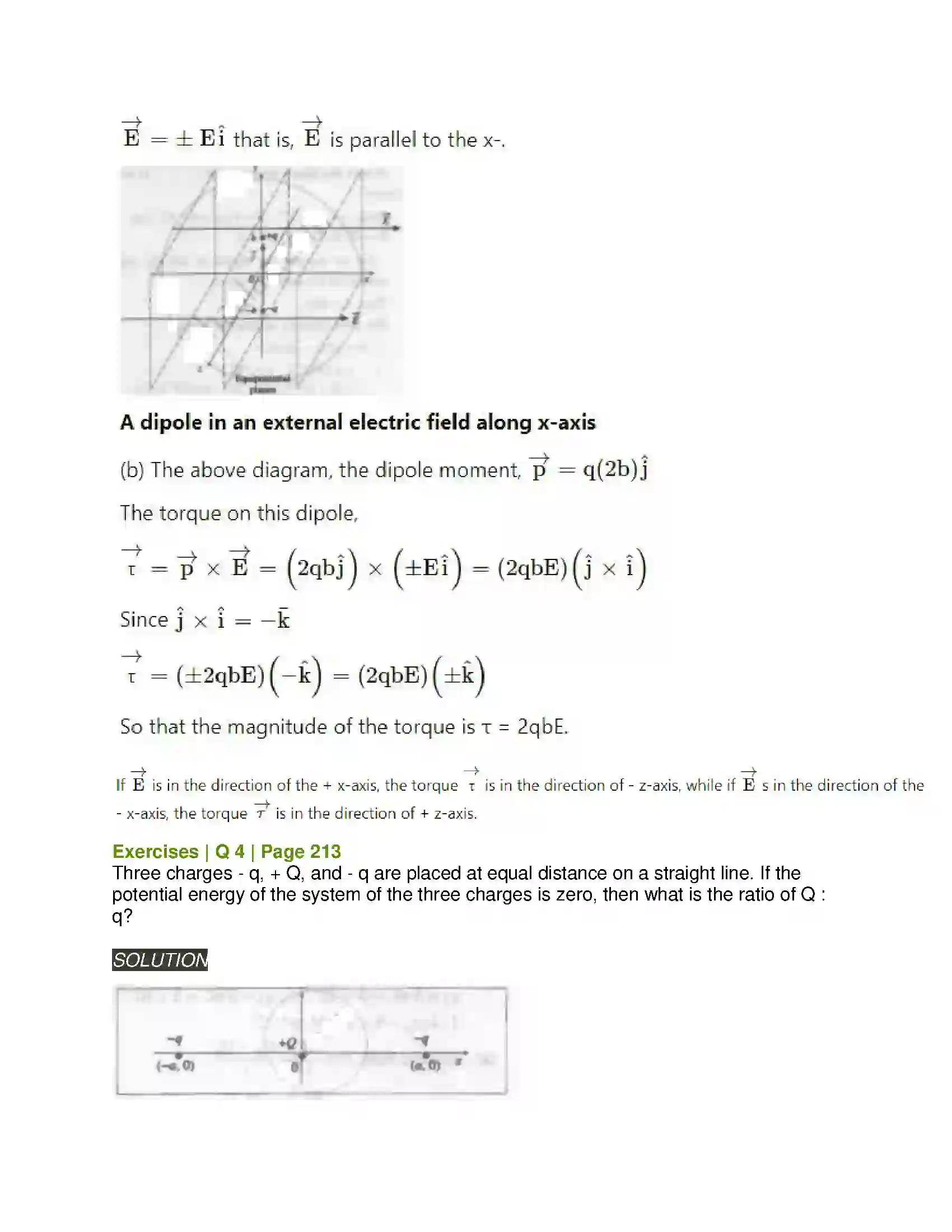 Maharashtra Board Class 12th Physics Electrostatics Solution 6