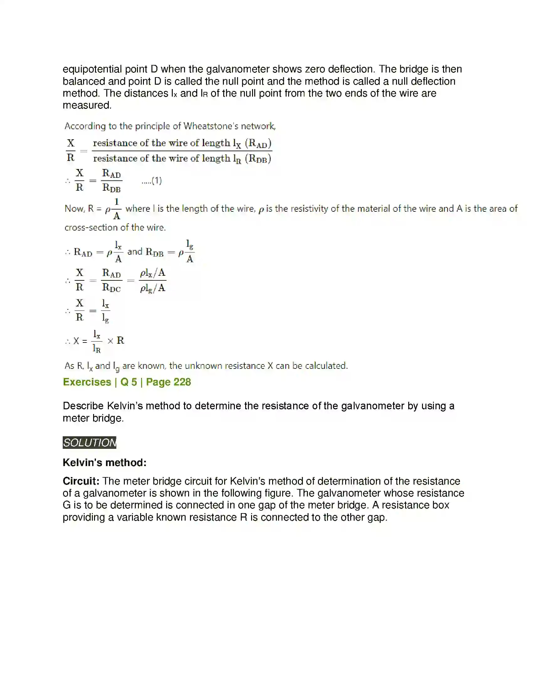 Maharashtra Board Class 12th Physics Current Electricity Solution 10
