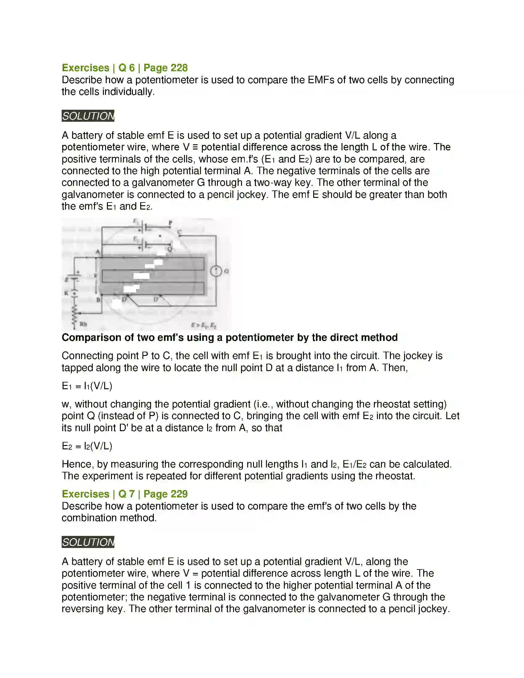 Maharashtra Board Class 12th Physics Current Electricity Solution 12