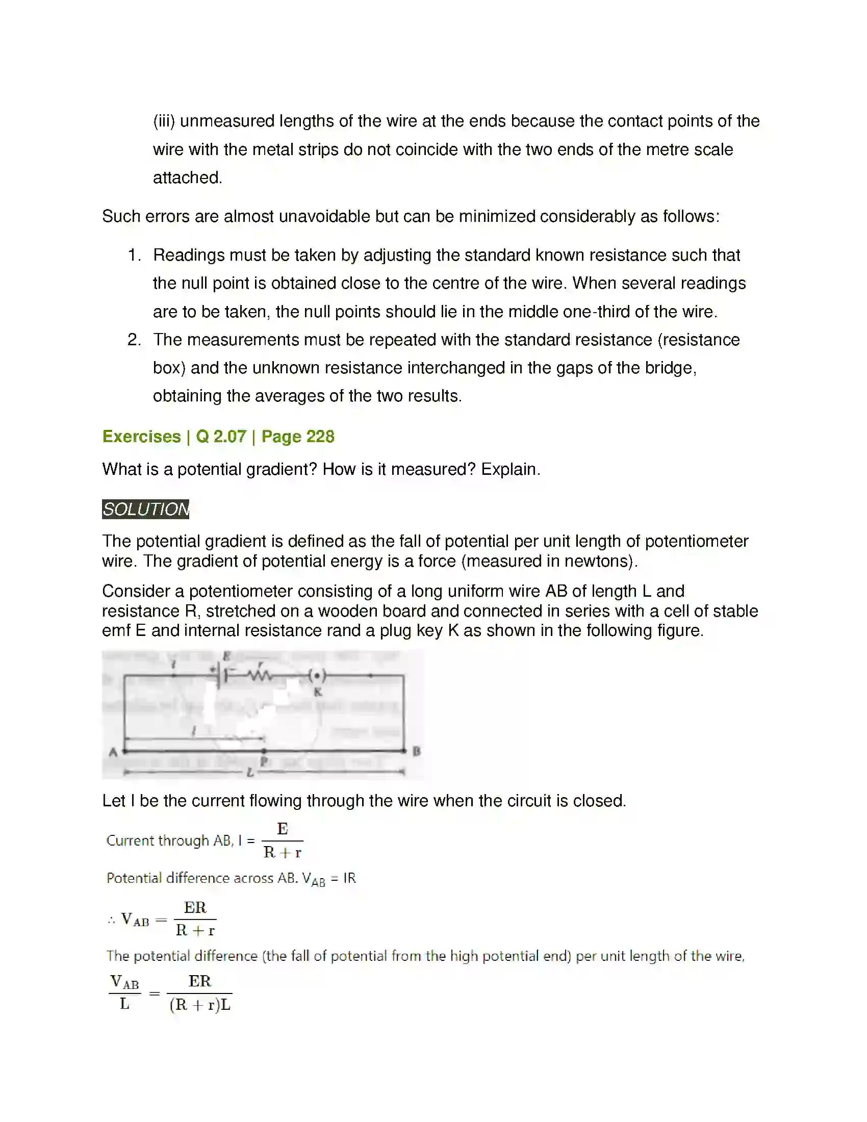 Maharashtra Board Class 12th Physics Current Electricity Solution 5