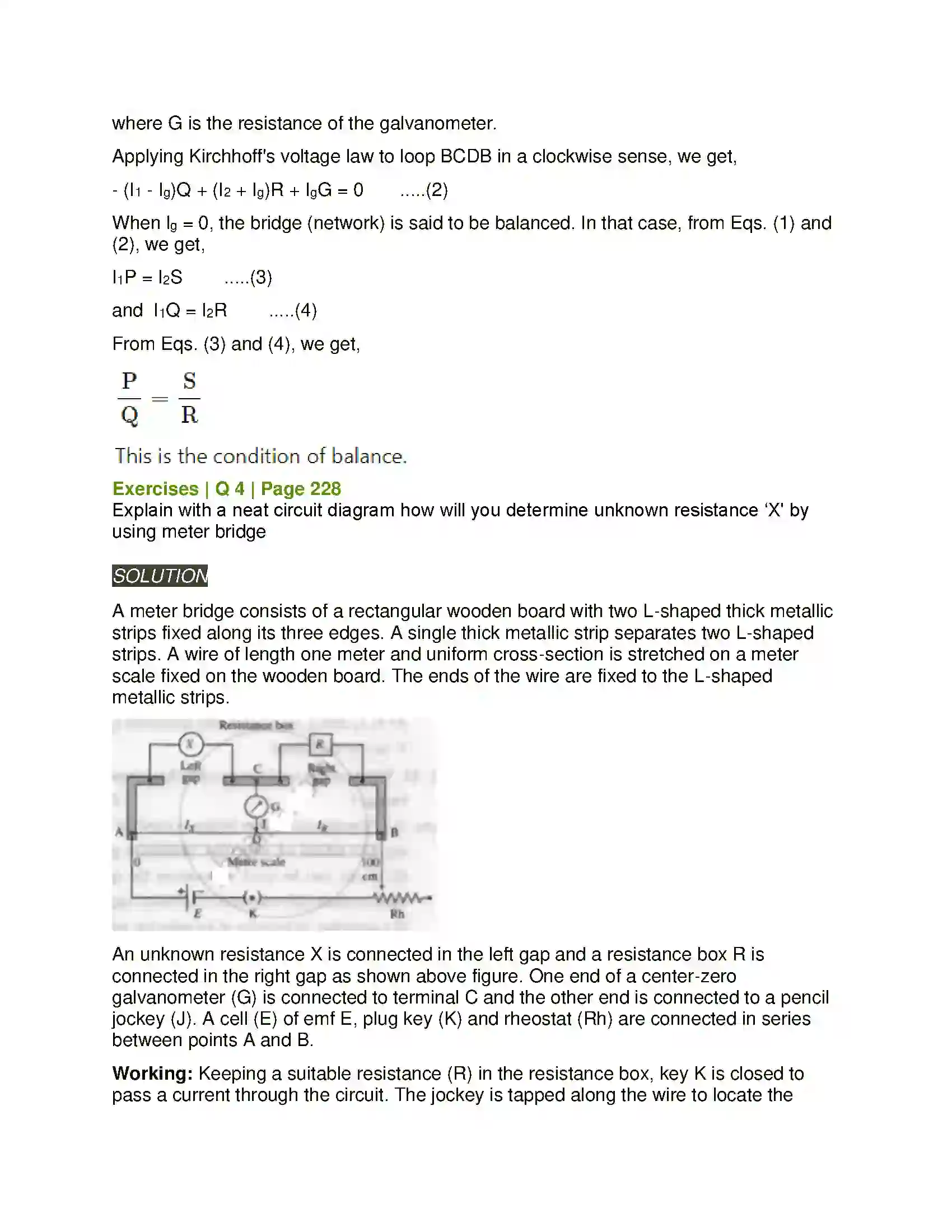 Maharashtra Board Class 12th Physics Current Electricity Solution 9