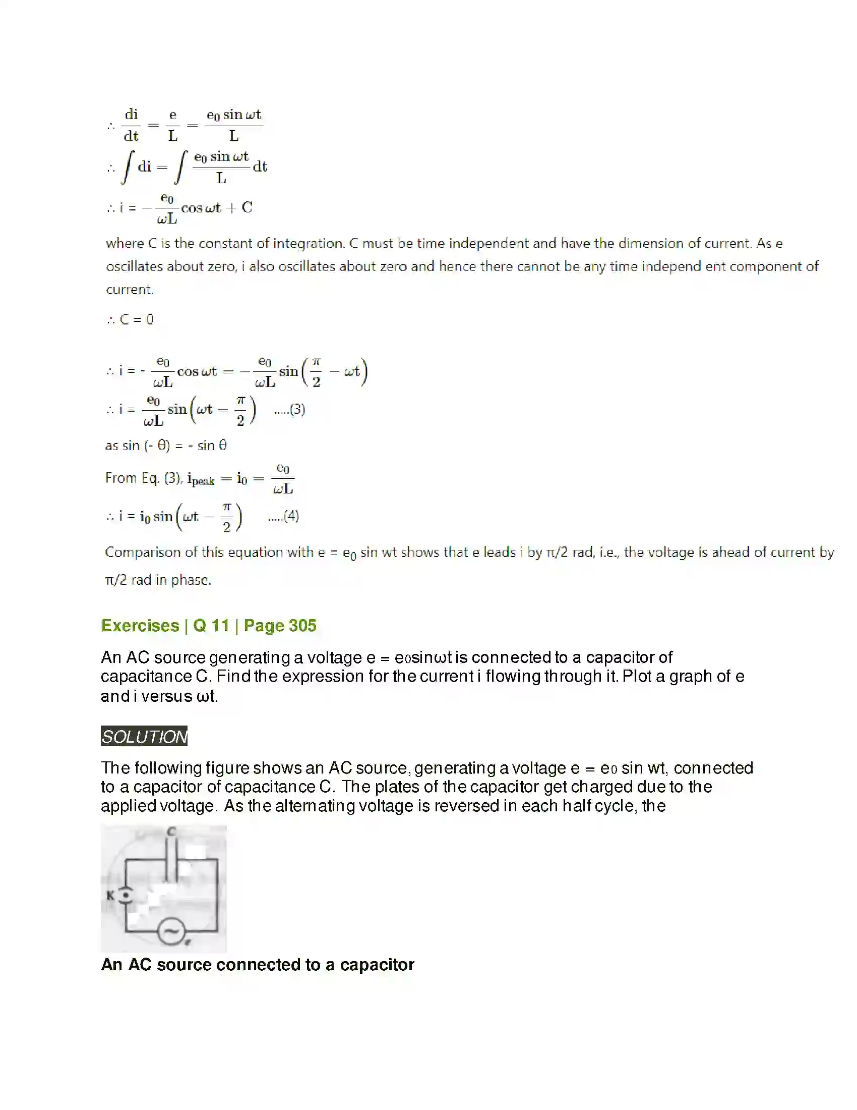 Maharashtra Board Class 12th Physics AC Circuits Solution 15