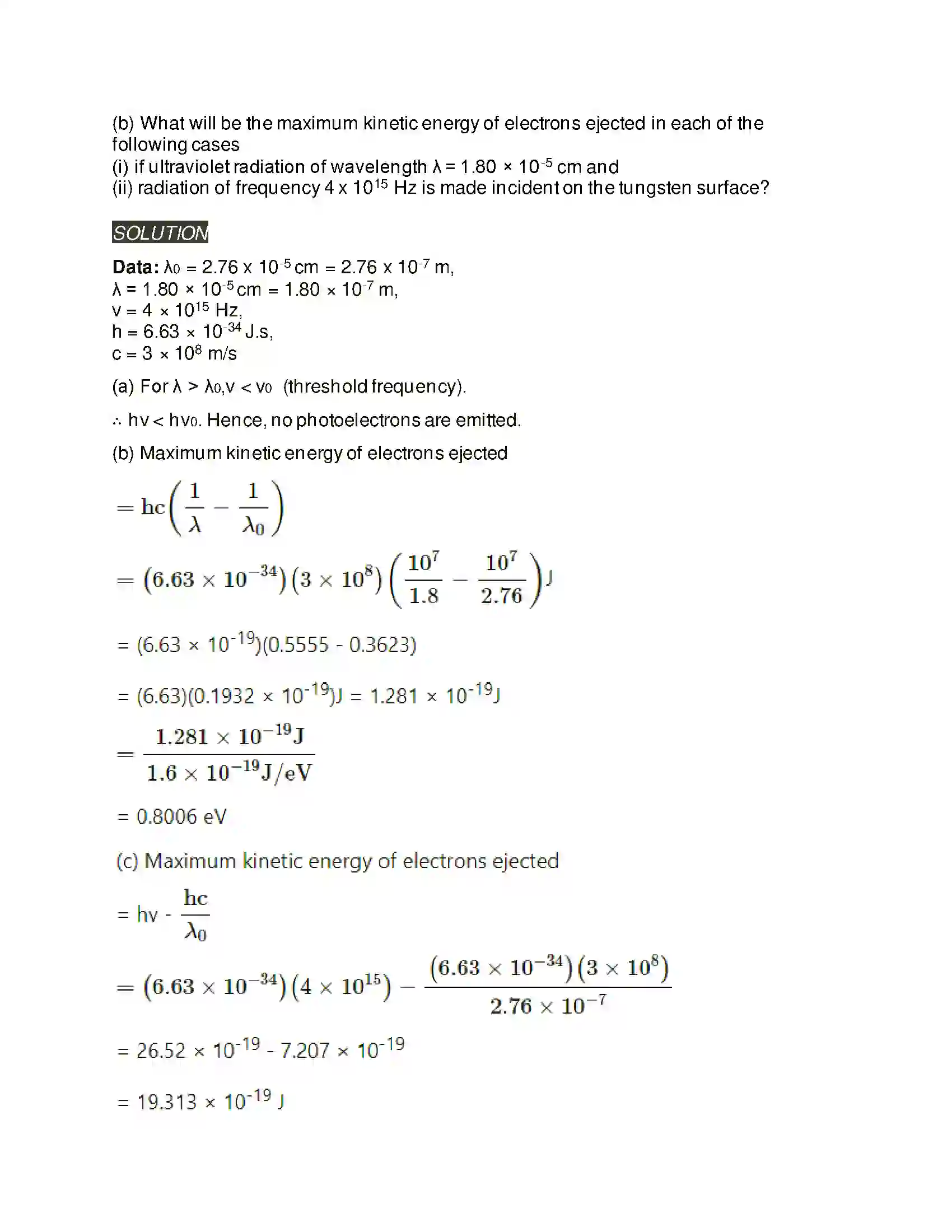 Maharashtra Board Class 12th Physics Dual Nature of Radiation and Matter Solution 7