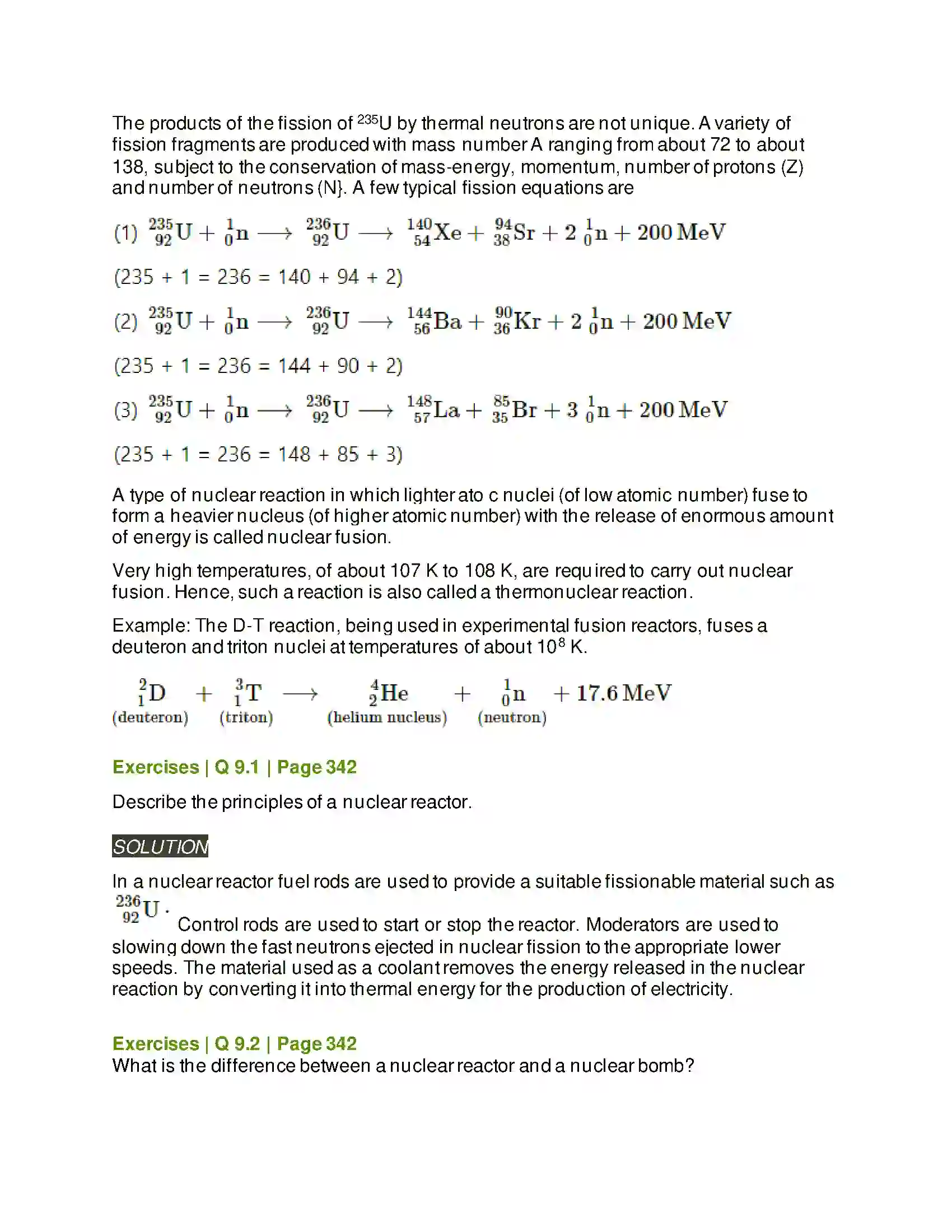 Maharashtra Board Class 12th Physics Structure of Atoms and Nuclei Solution 11