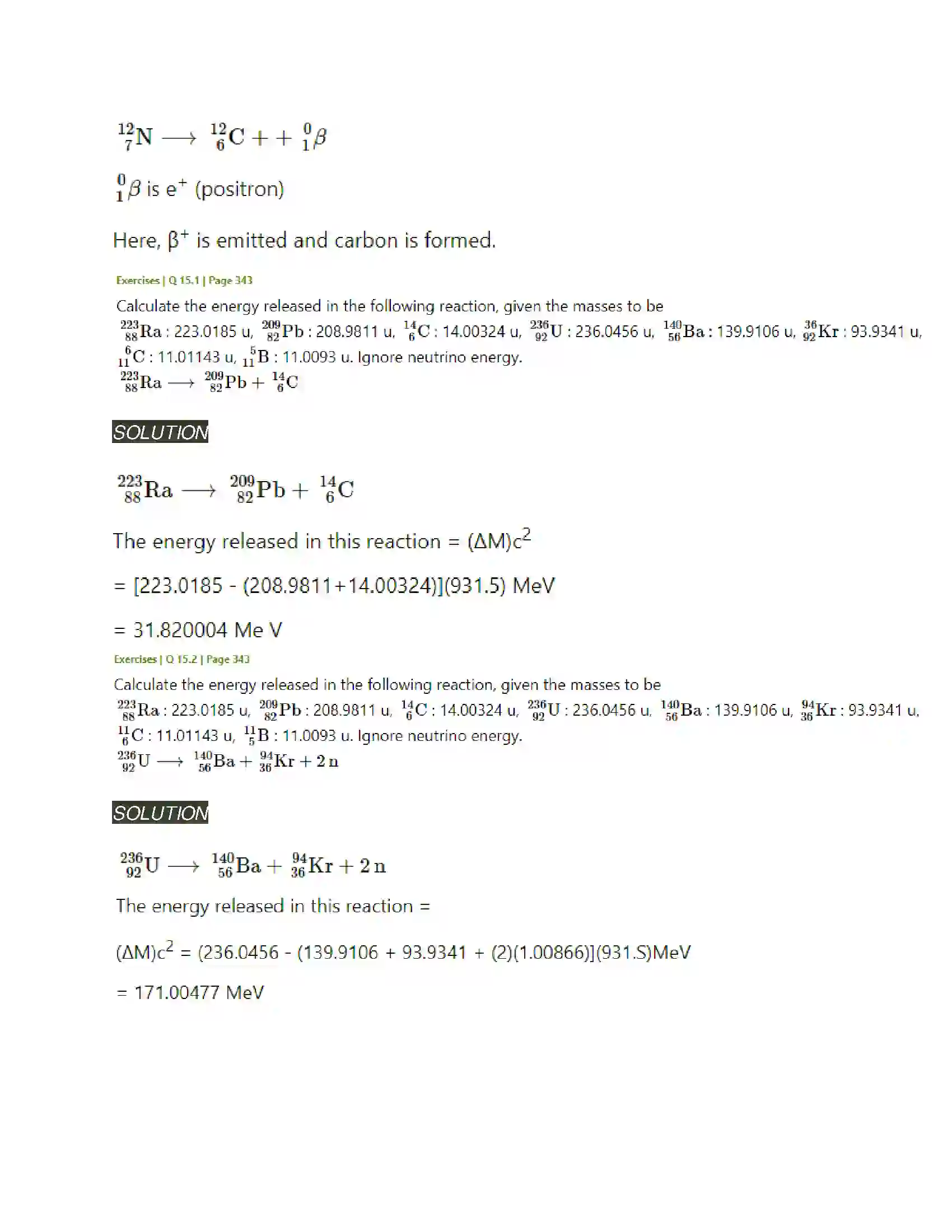 Maharashtra Board Class 12th Physics Structure of Atoms and Nuclei Solution 16