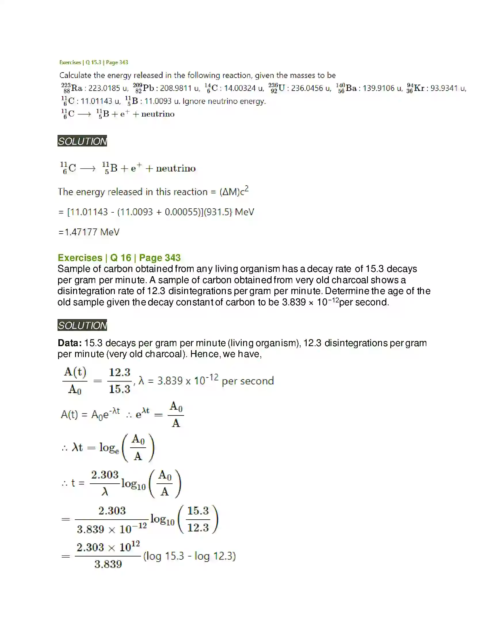 Maharashtra Board Class 12th Physics Structure of Atoms and Nuclei Solution 17