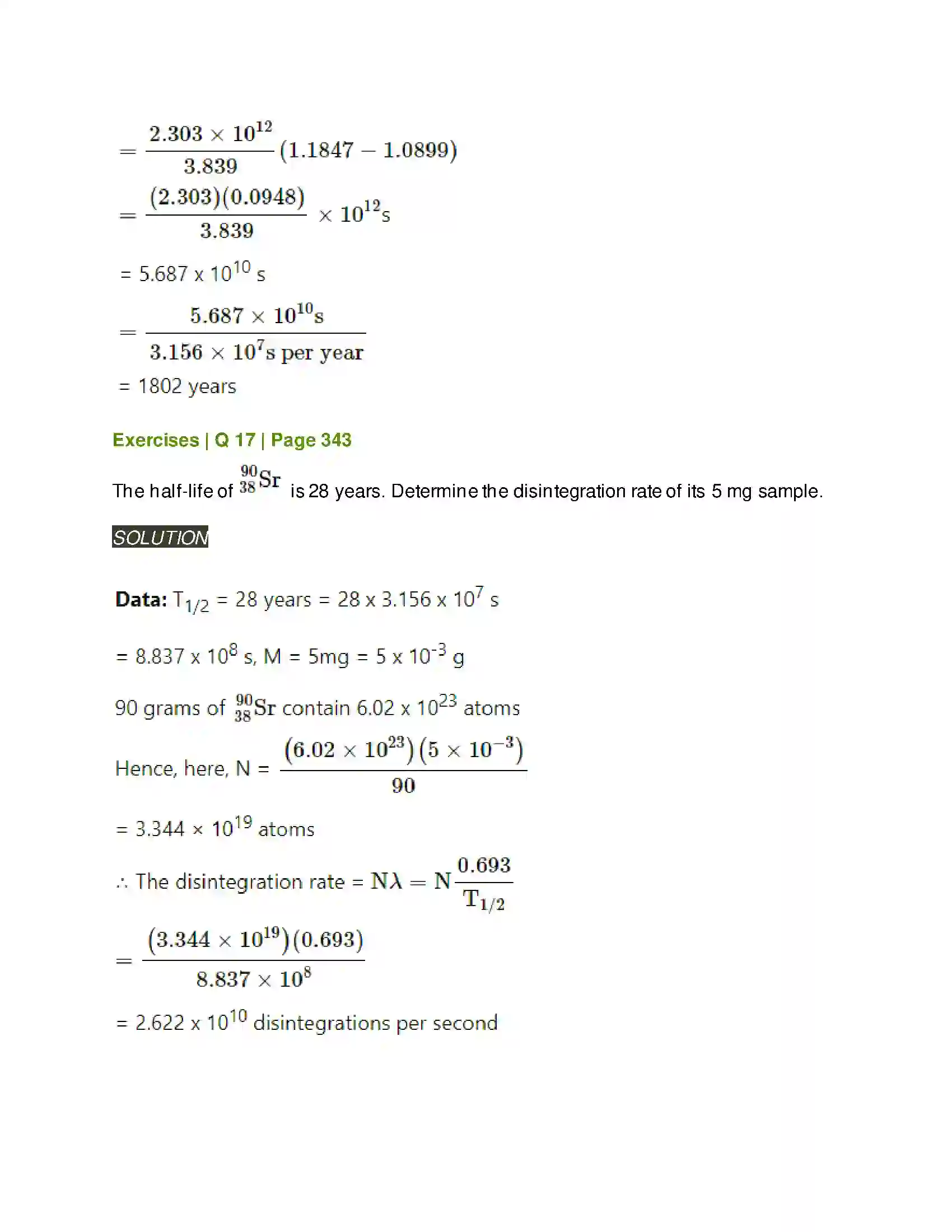 Maharashtra Board Class 12th Physics Structure of Atoms and Nuclei Solution 18