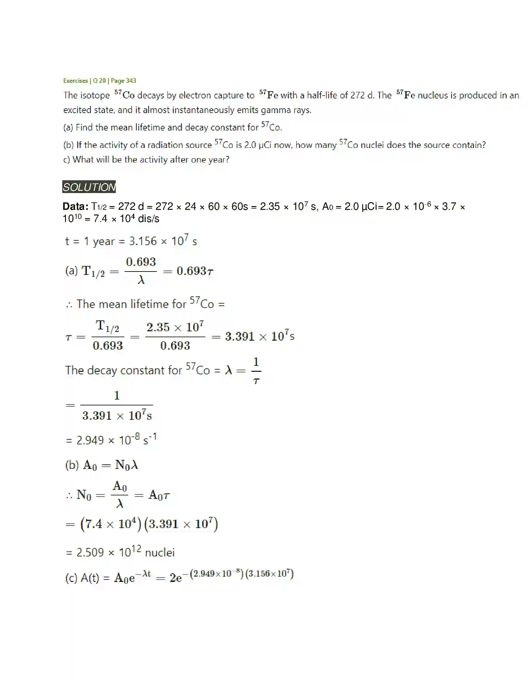 Maharashtra Board Class 12th Physics Structure of Atoms and Nuclei Solution 21