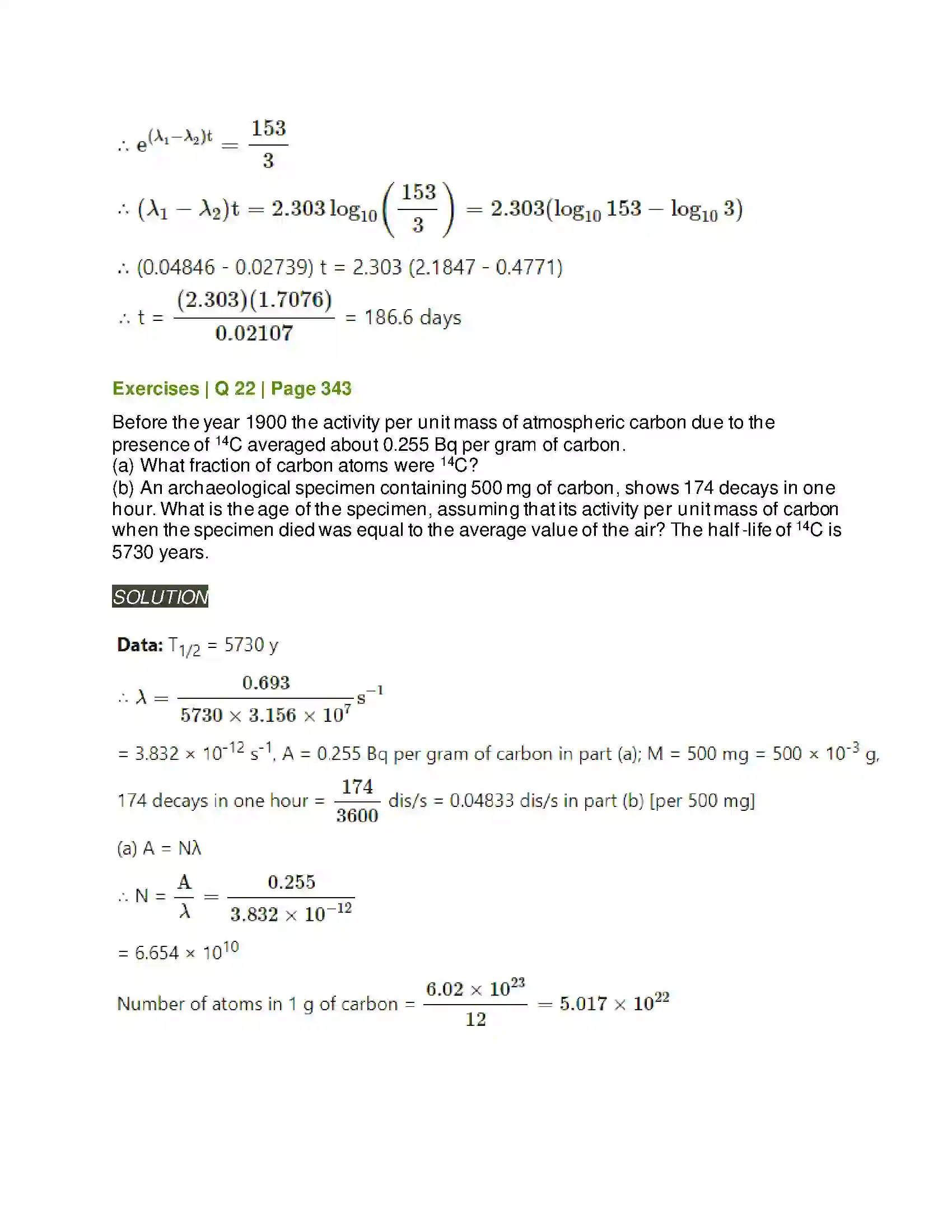 Maharashtra Board Class 12th Physics Structure of Atoms and Nuclei Solution 23